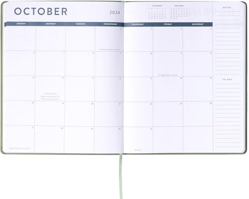 2024 Green Sage Large Bound Planner