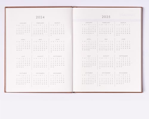 2024 Brown Spine Large Bound Planner