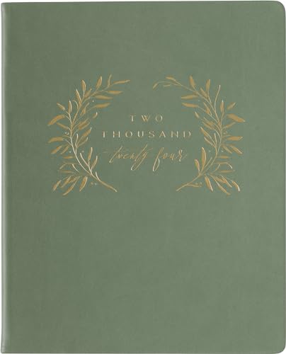 2024 Green Sage Large Bound Planner