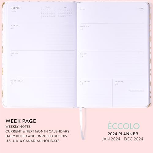 2024 Celestial 6x8 Bound Planner