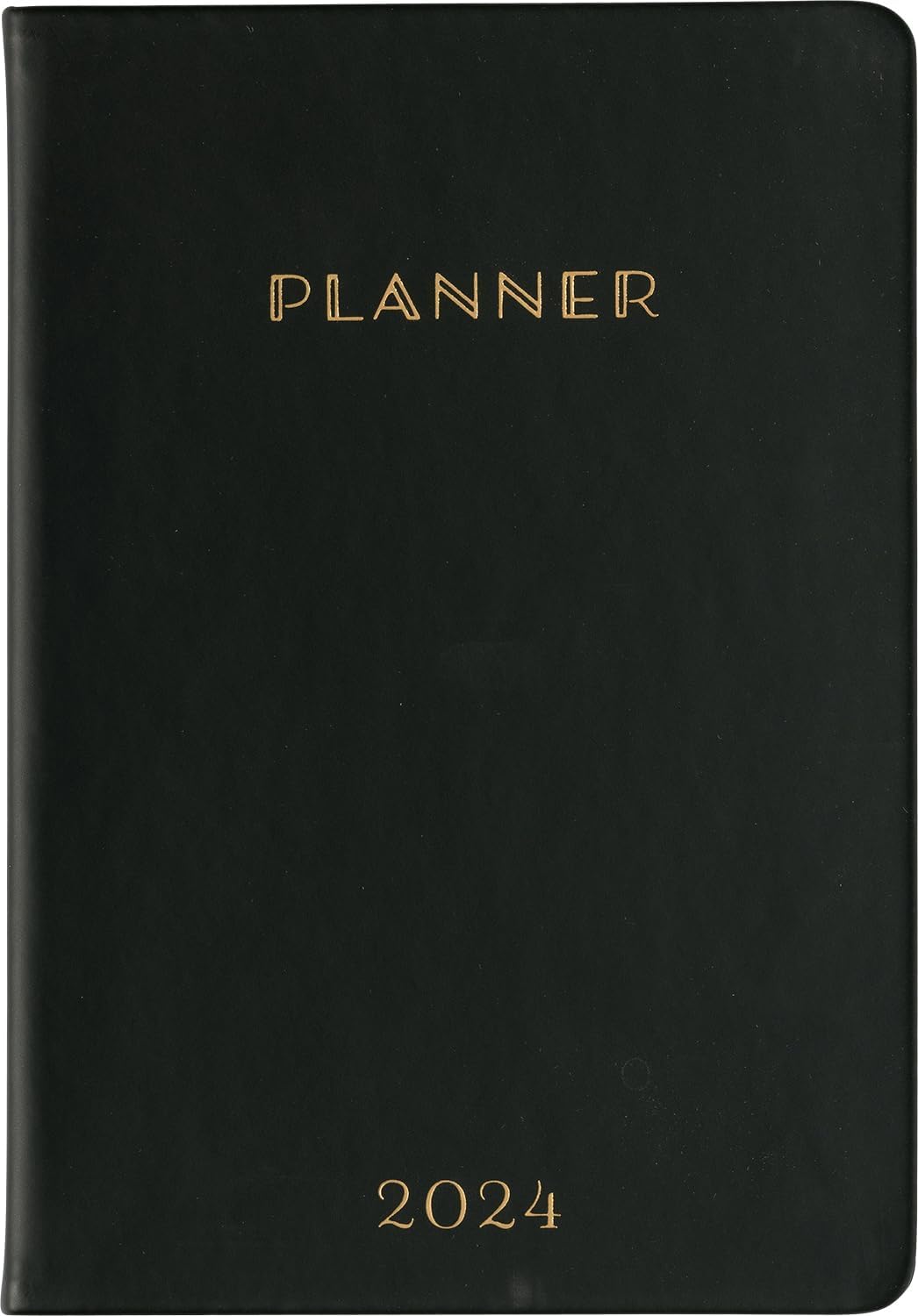 2024 Black Planner 6x8 Bound Planner