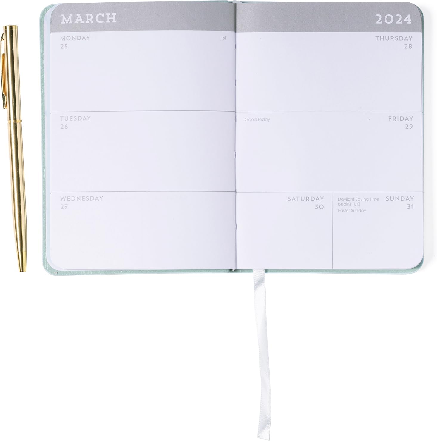 2024 Light Blue Pocket Weekly Planner