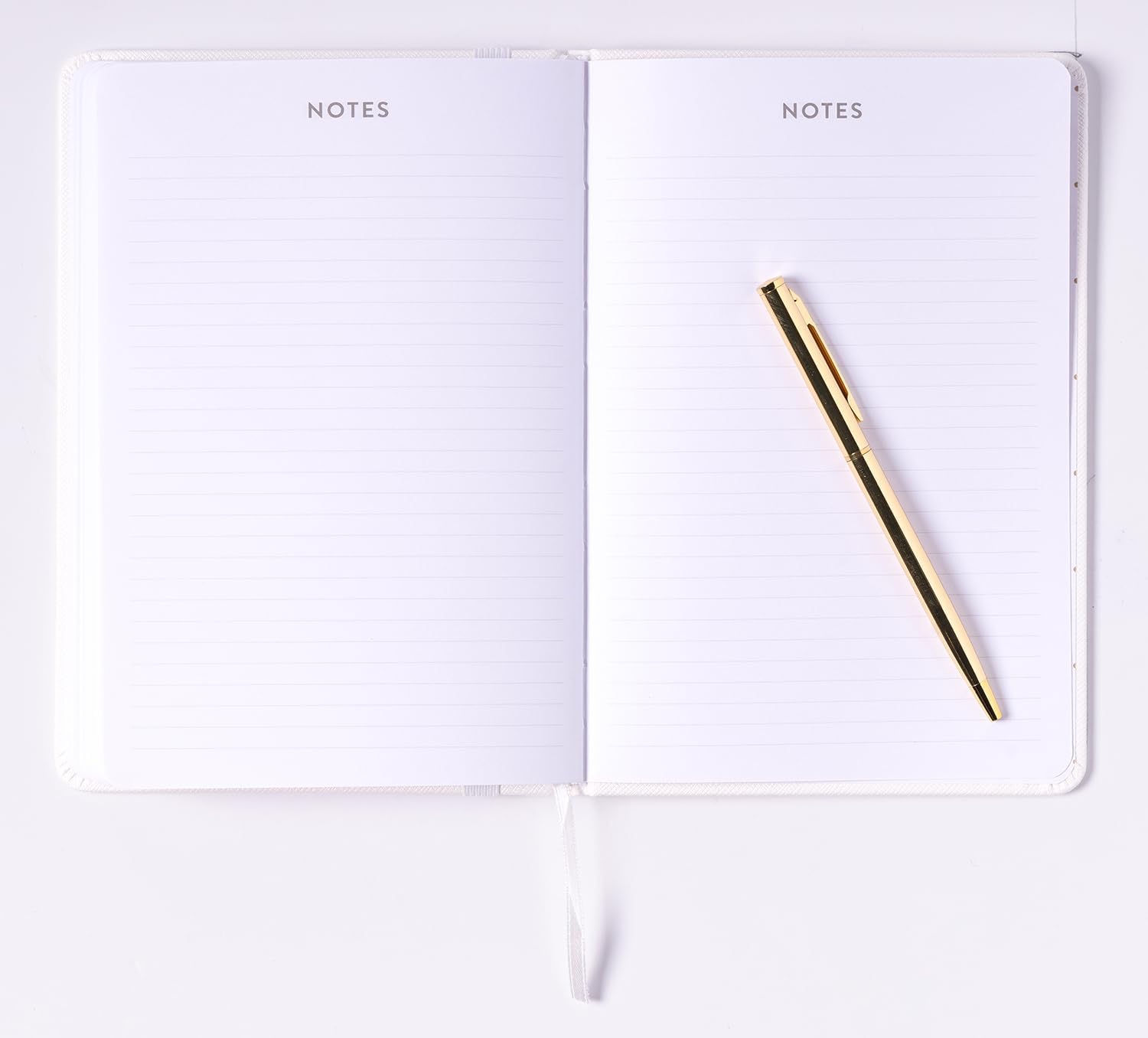 2024 Ivory with Pen and Pouch 6x8 Bound Planner