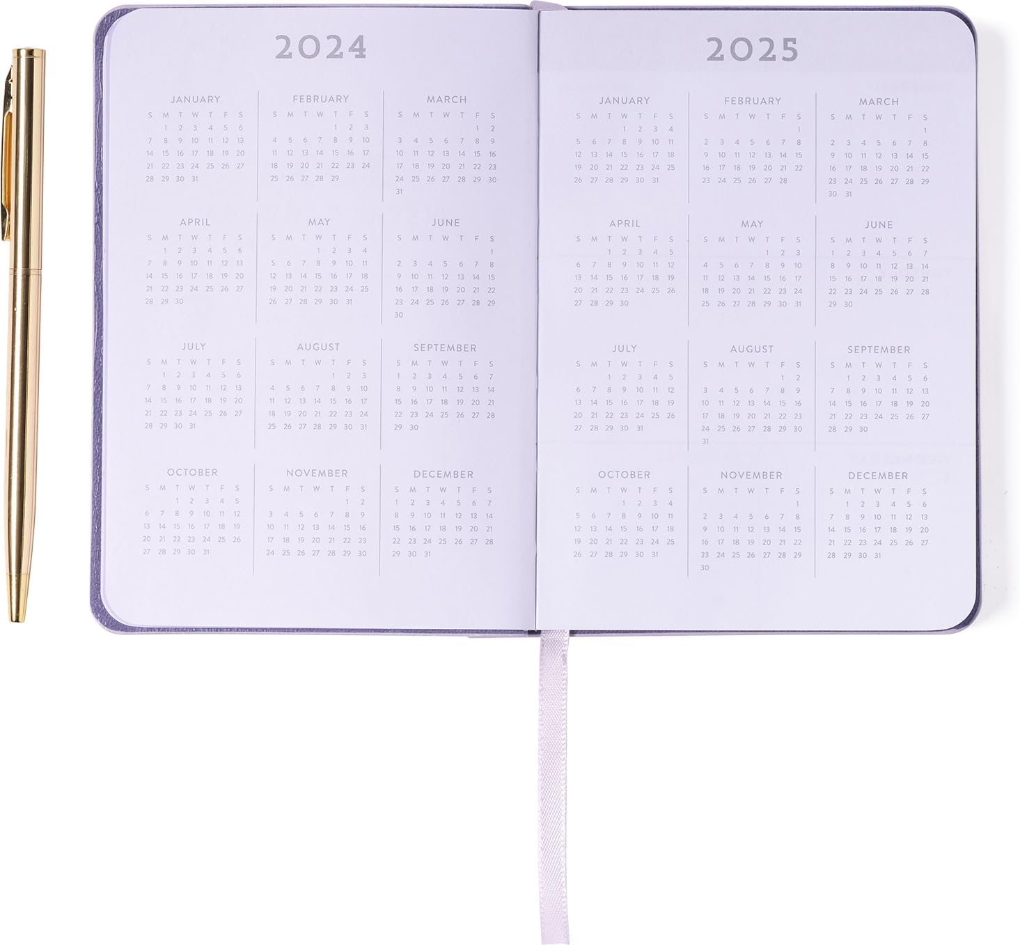 2024 Lilac Pocket Weekly Planner