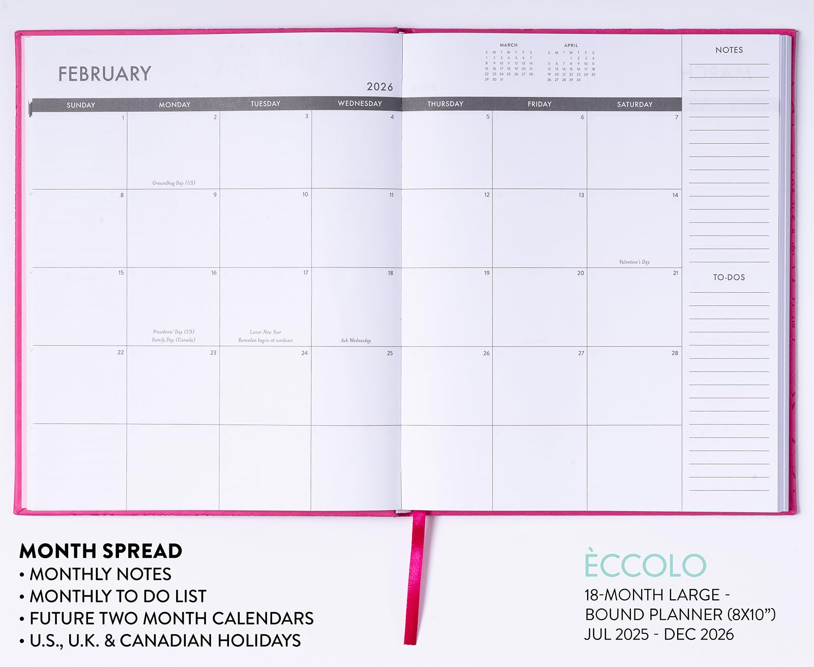 2026 eccolo 2025 planner