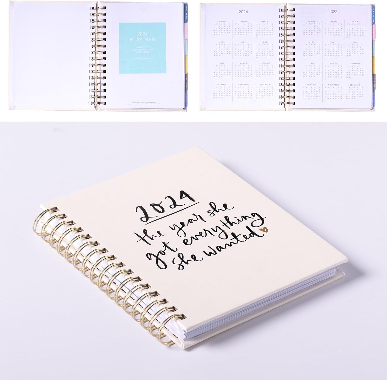 2024 She Got Everything Spiral Fun Planner