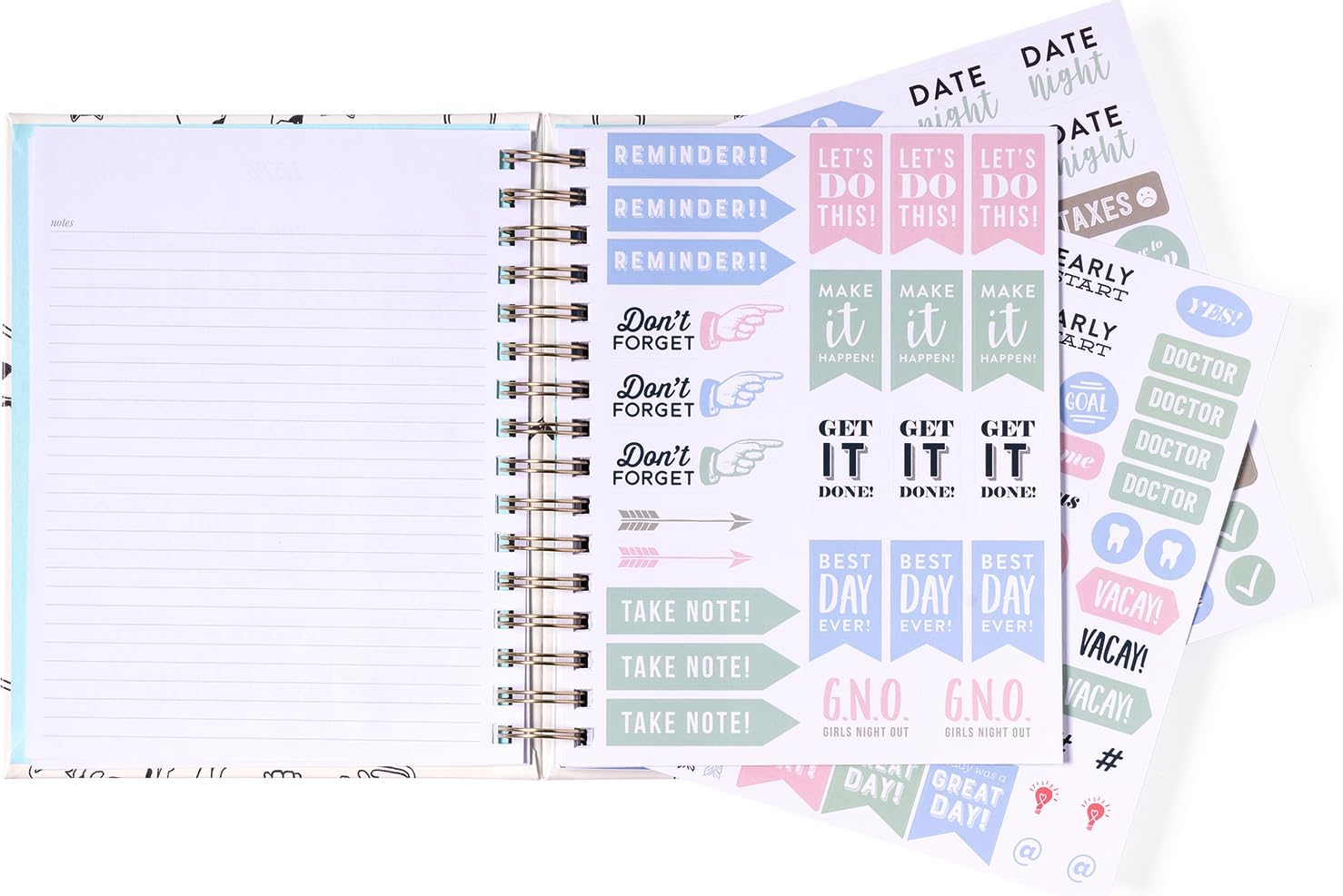 2024 Just Plan Spiral Fun Planner