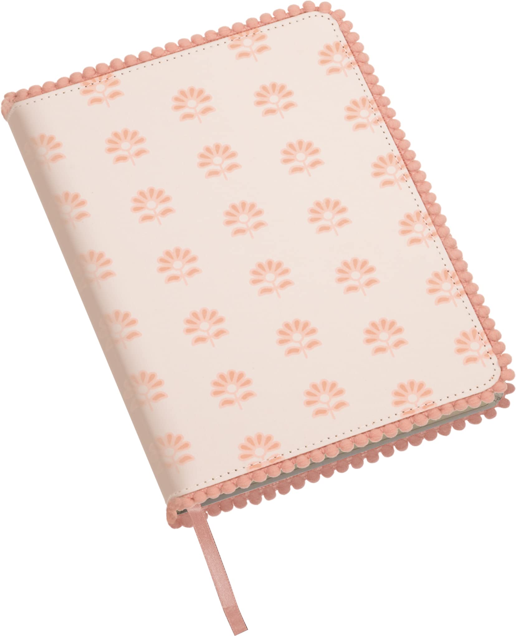 Ivory Eccolo Pom Pom Notebook for Journal Writing