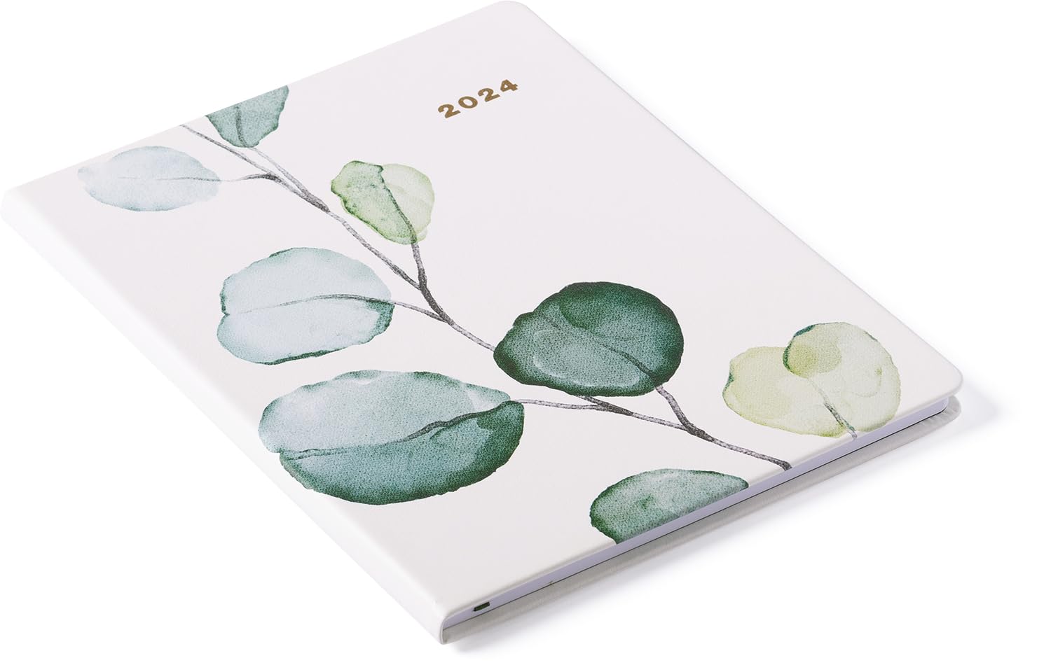2024 Green Botanical Large Bound Planner