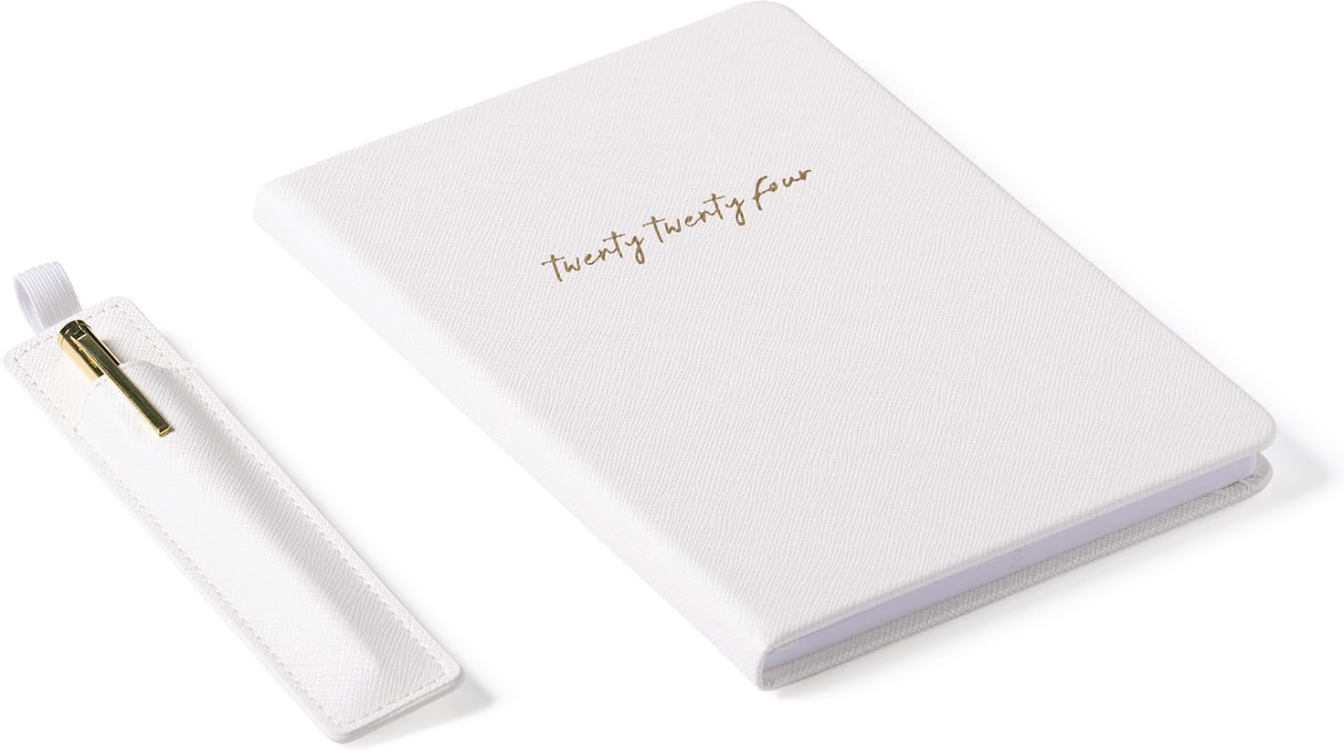 2024 Ivory with Pen and Pouch 6x8 Bound Planner
