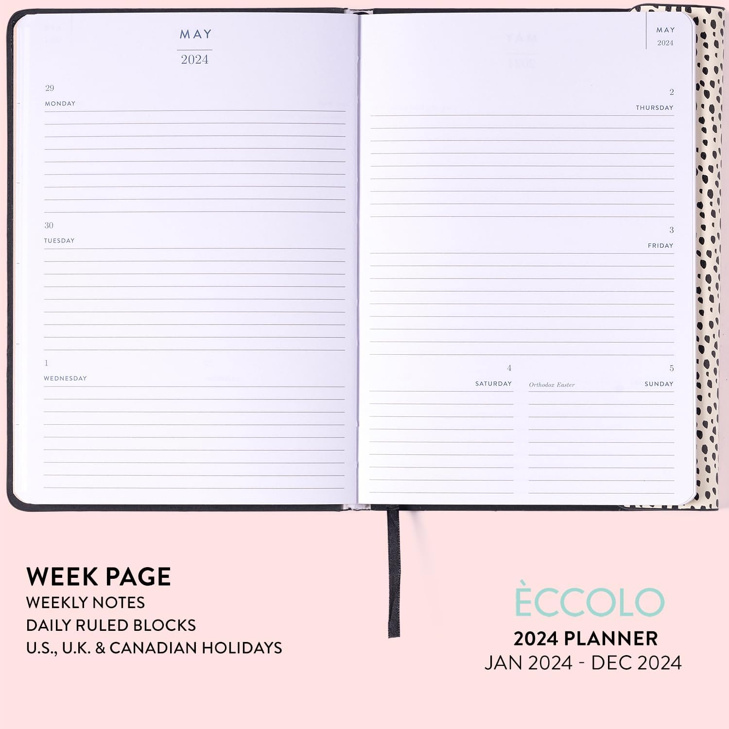 2024 Cheetah Clutch 6x8 Bound Planner