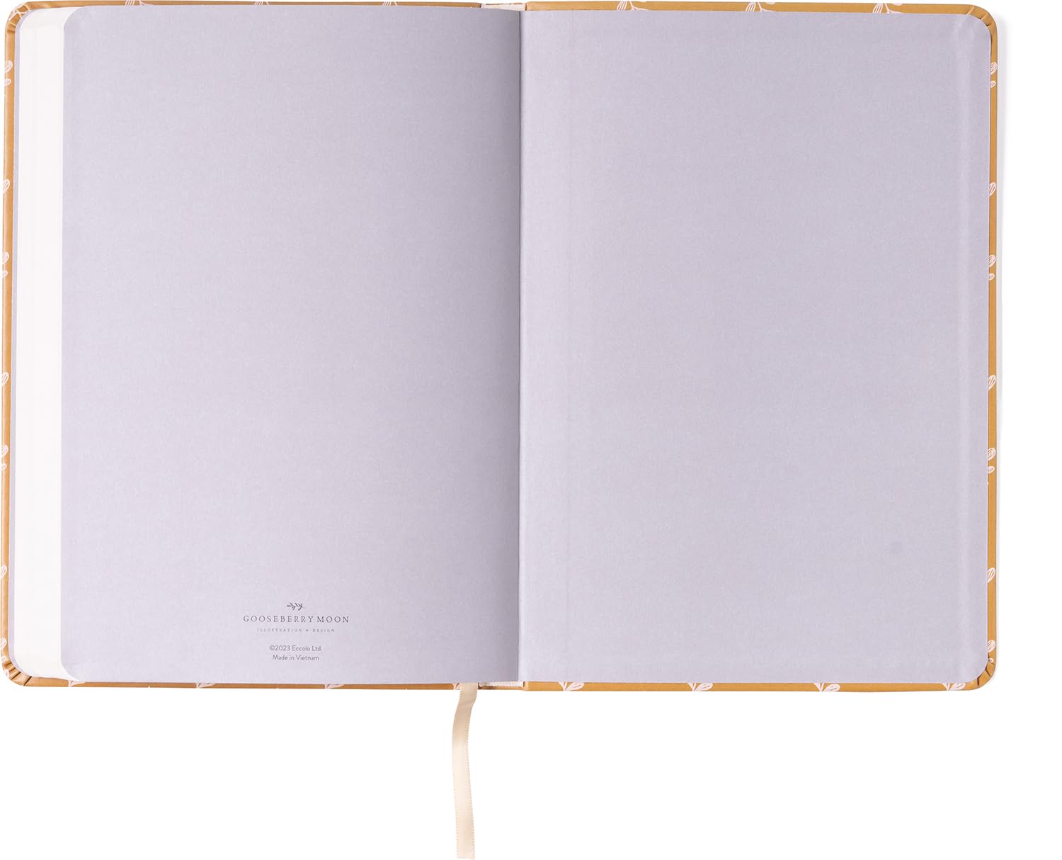 Lay Flat Notebook with Ribbon Bookmark for Work or School