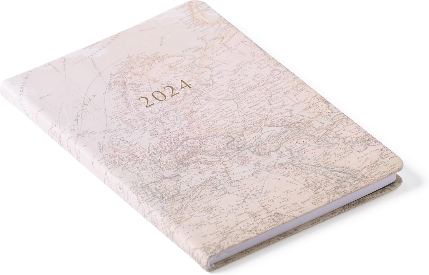 2024 Antique Map 6x8 Bound Planner