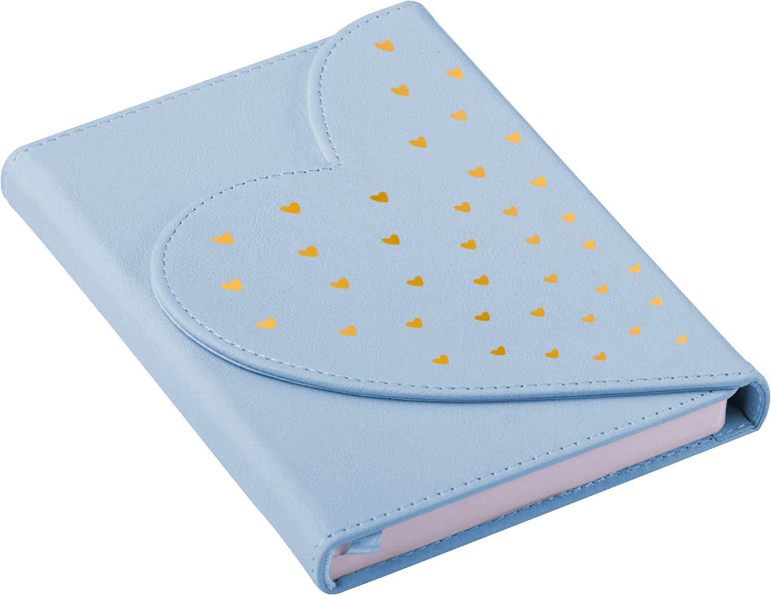 Magnetic Heart Flap Notebook
