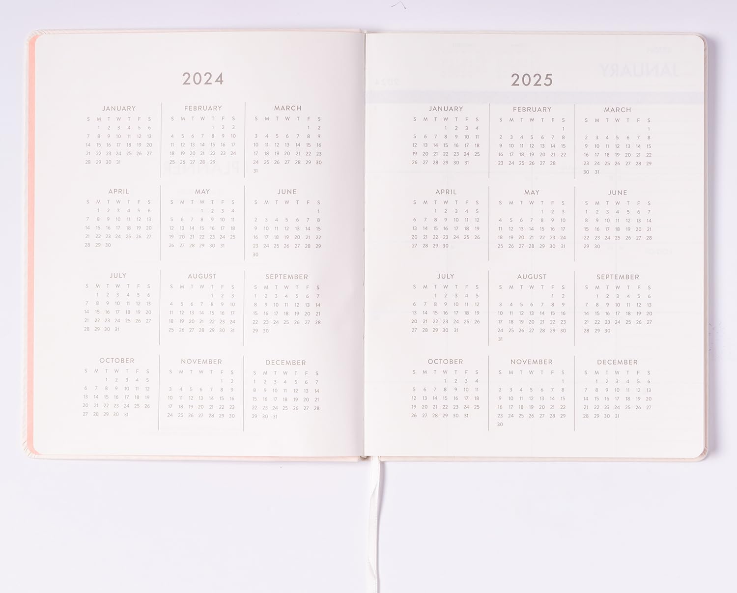2024 Butterflies Large Bound Planner
