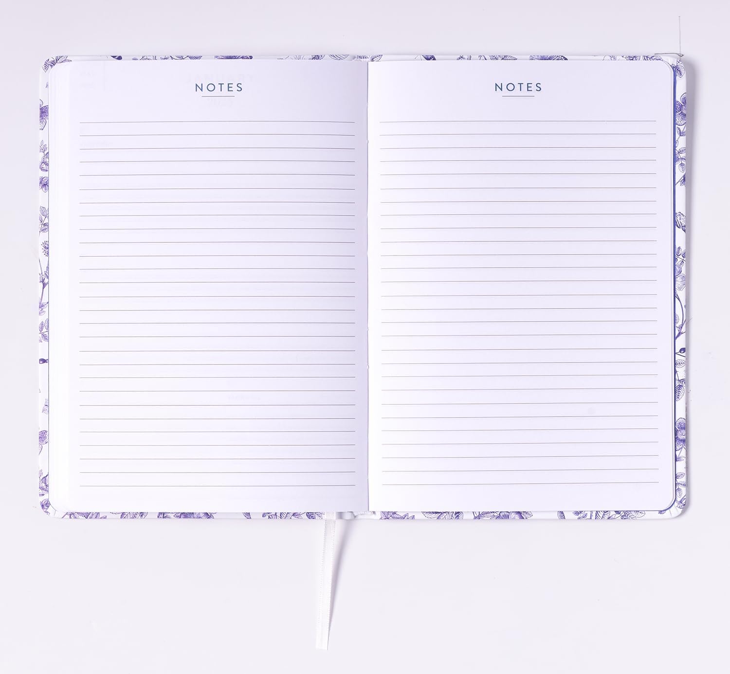 2024 Purple Flower & Butterflies 6x8 Bound Planner