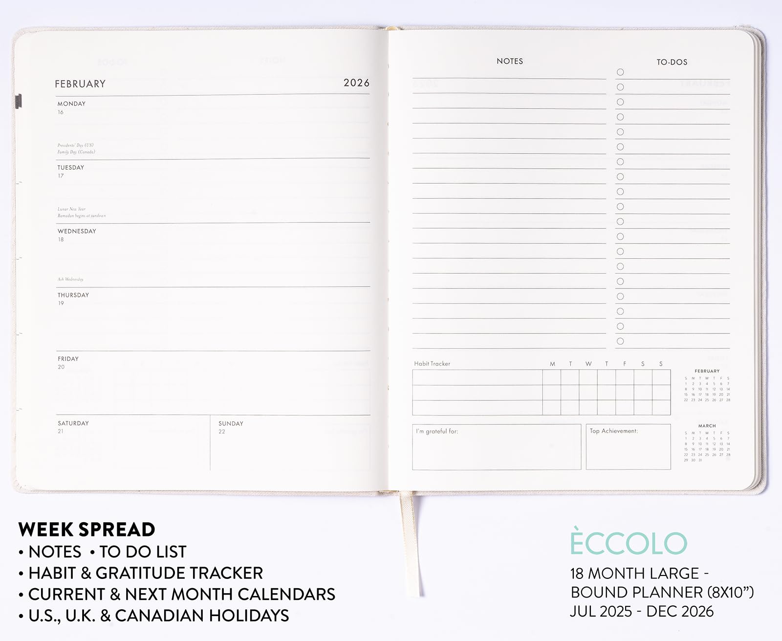 2026 eccolo 2025 planner