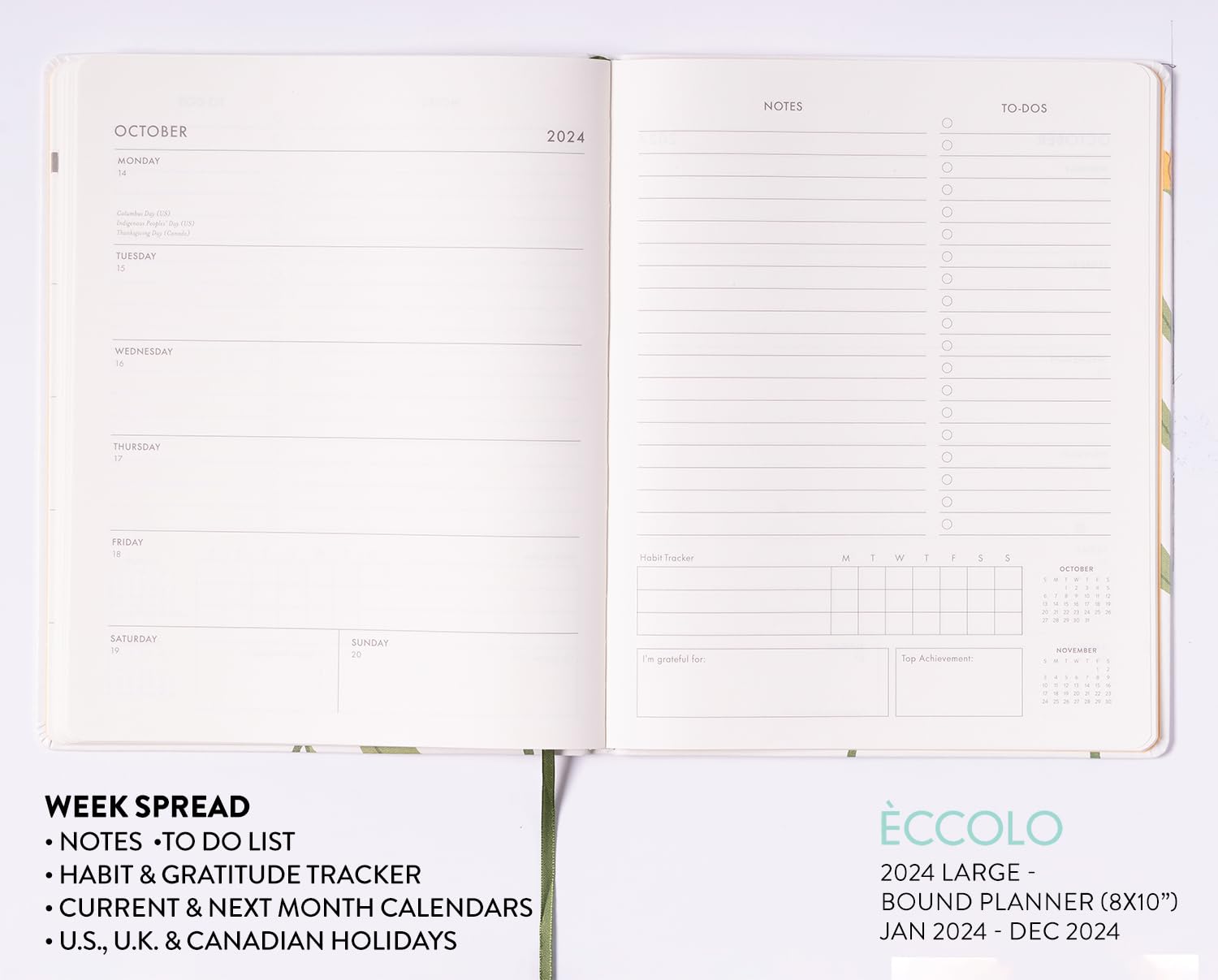 2024 Bloom Large Bound Planner
