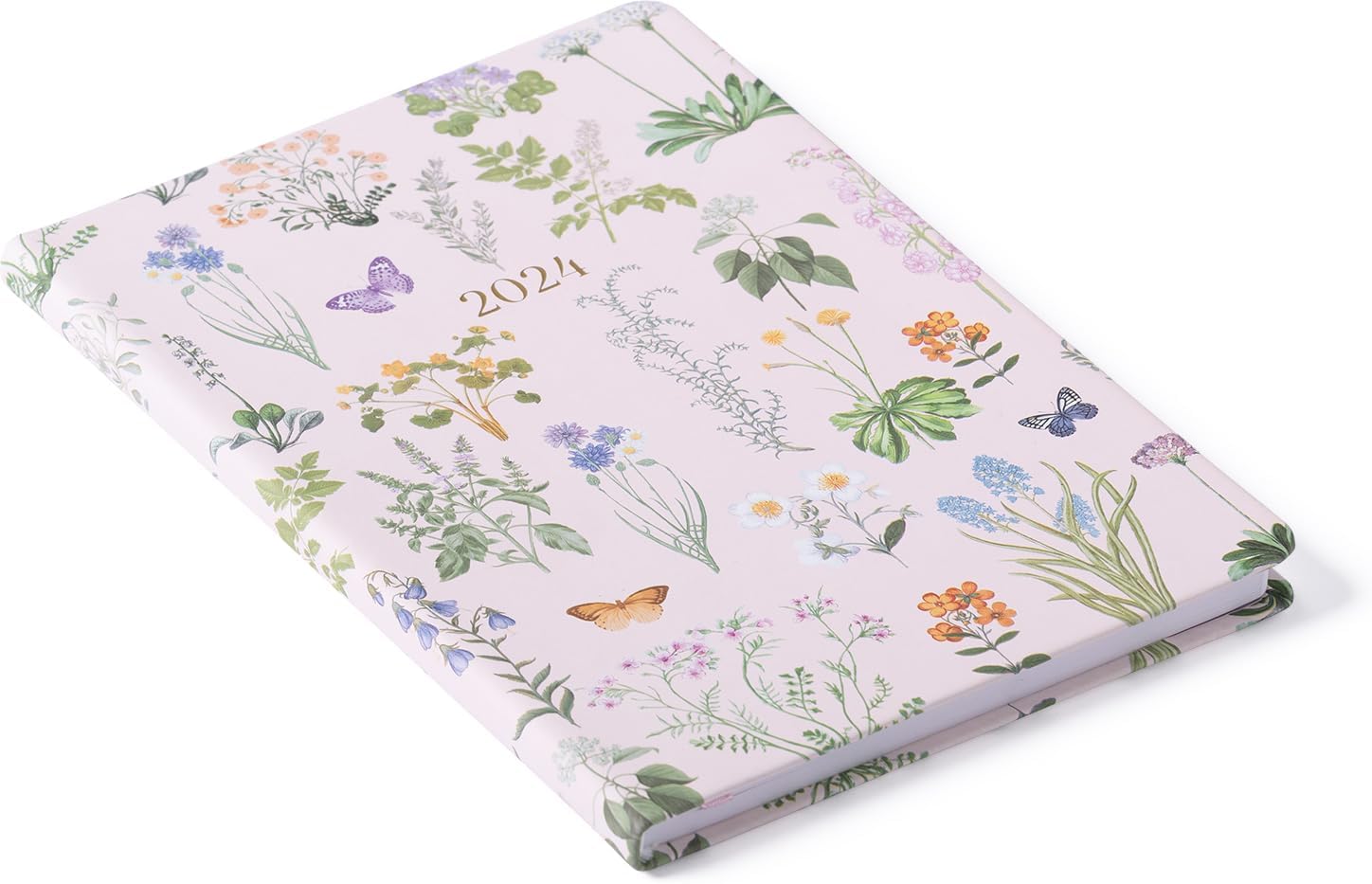 2024 Flower & Butterflies 6x8 Bound Planner