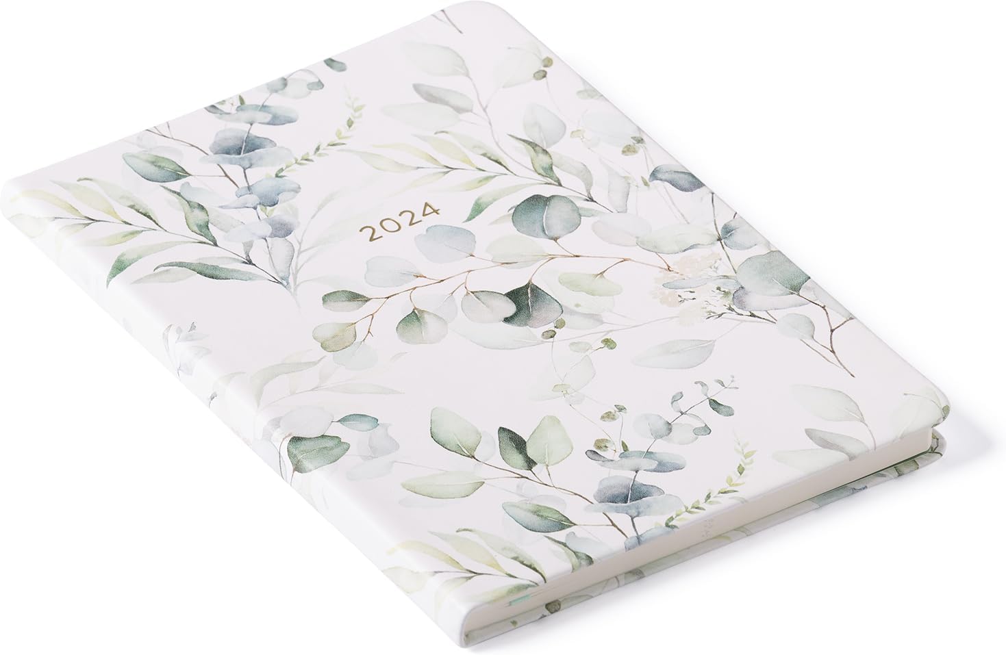 2024 Eucalyptus Watercolor 6x8 Bound Planner