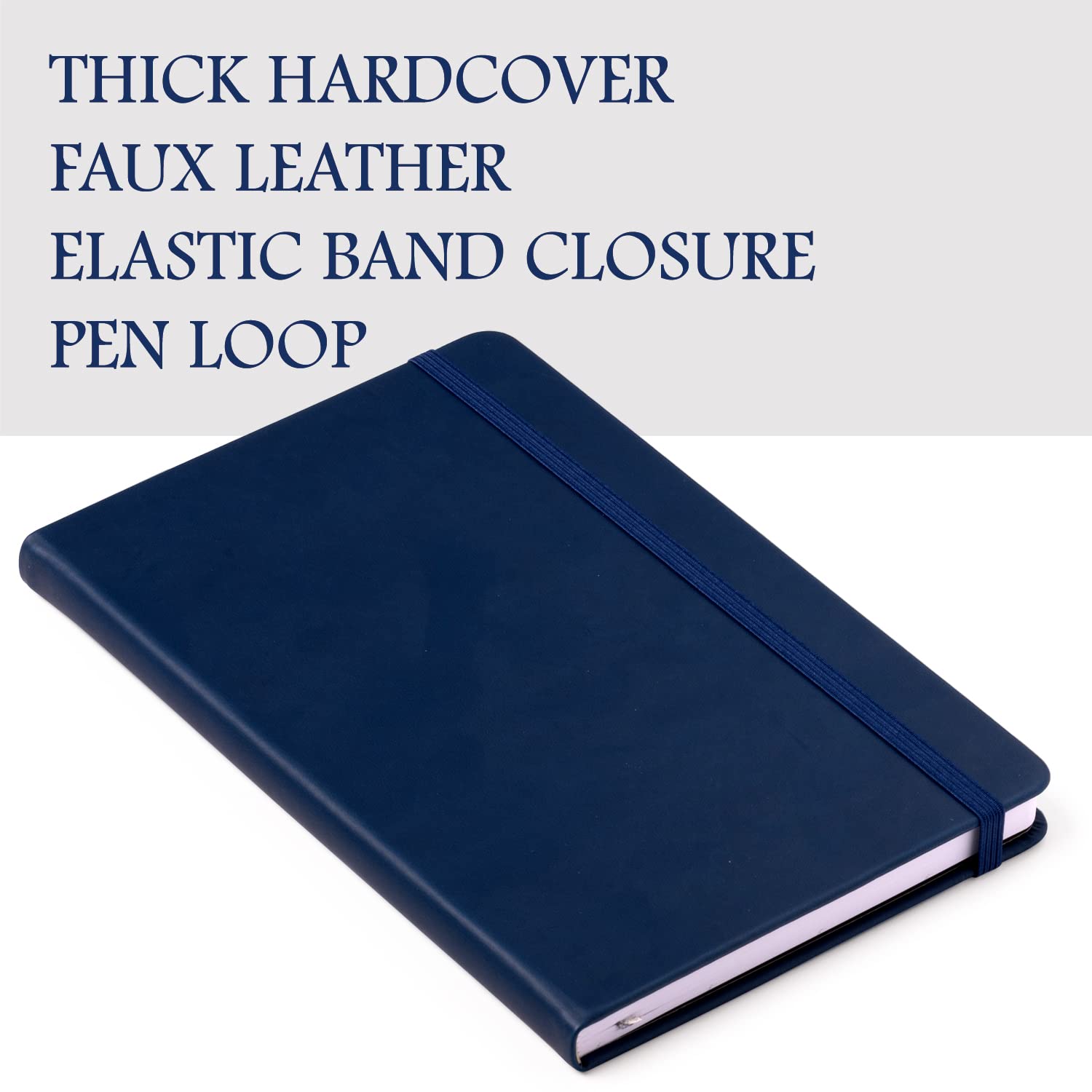 Cool Jazz 192 Pages Journal with Elastic Band Closure