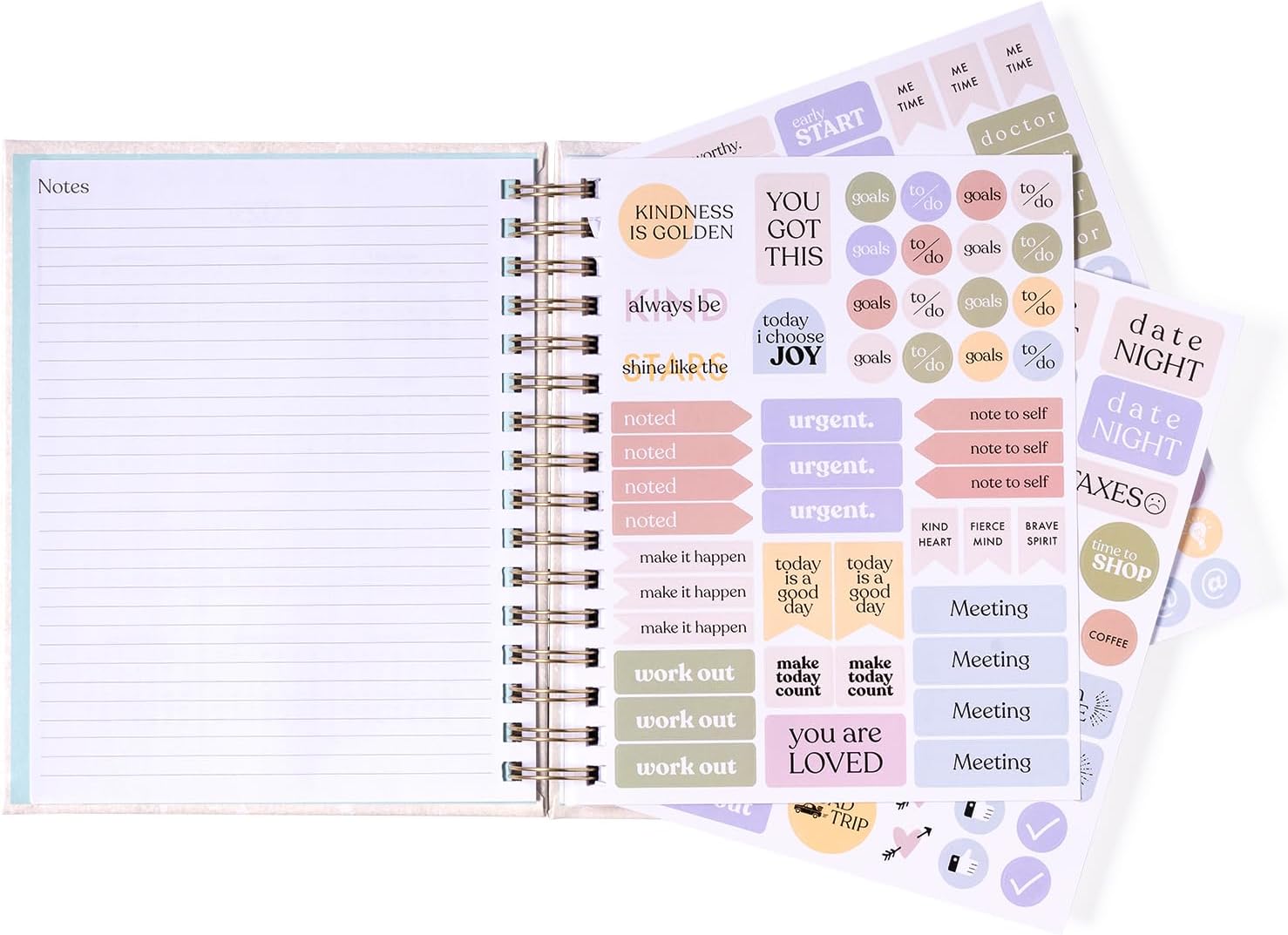 2024 Vintage Mushrooms Spiral Fun Planner