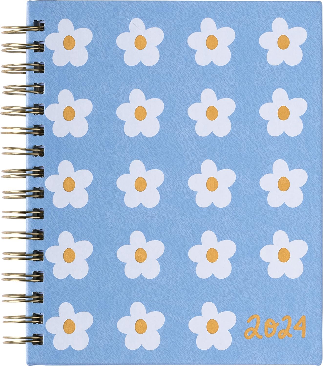 2024 Blue Daisy Spiral Fun Planner