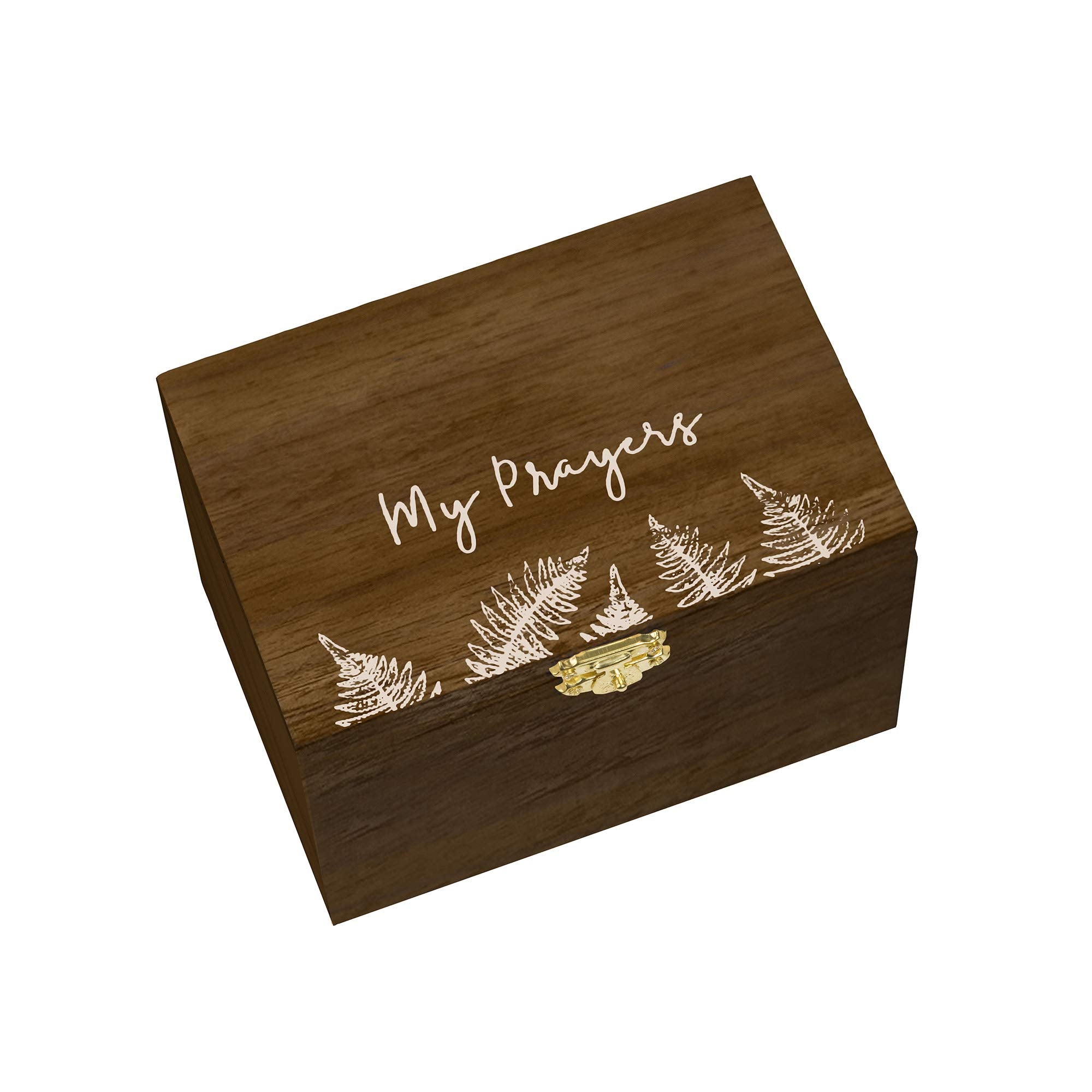 Eccolo Wooden Keepsake Box with Prayer Cards