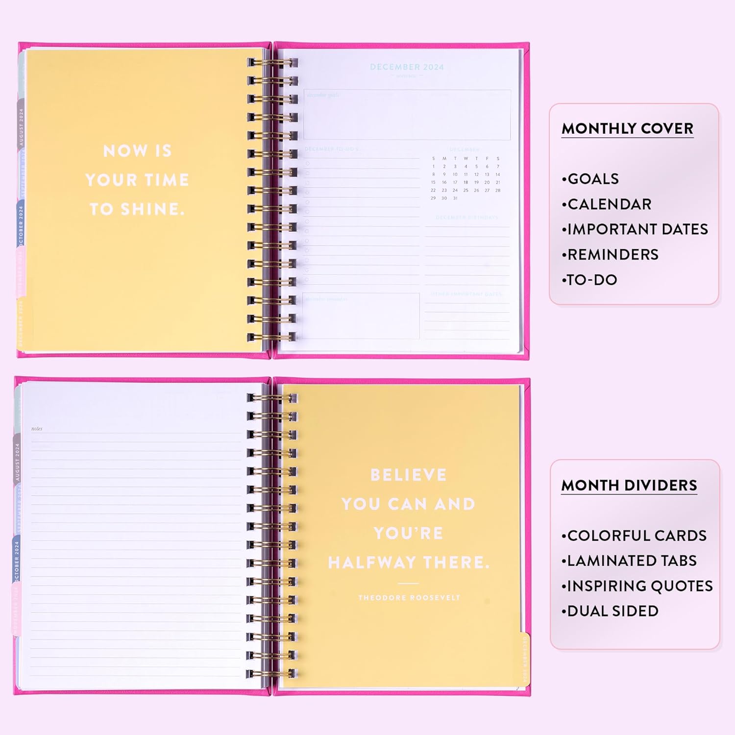 2024 Checking Things Off Spiral Fun Planner