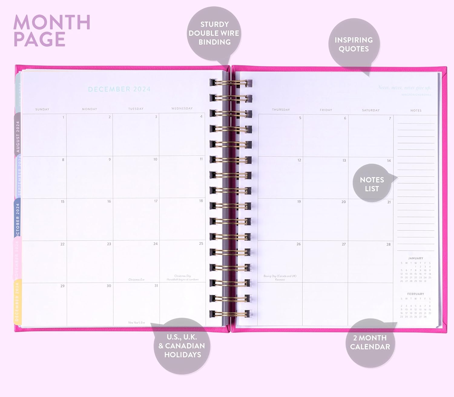 2024 Checking Things Off Spiral Fun Planner