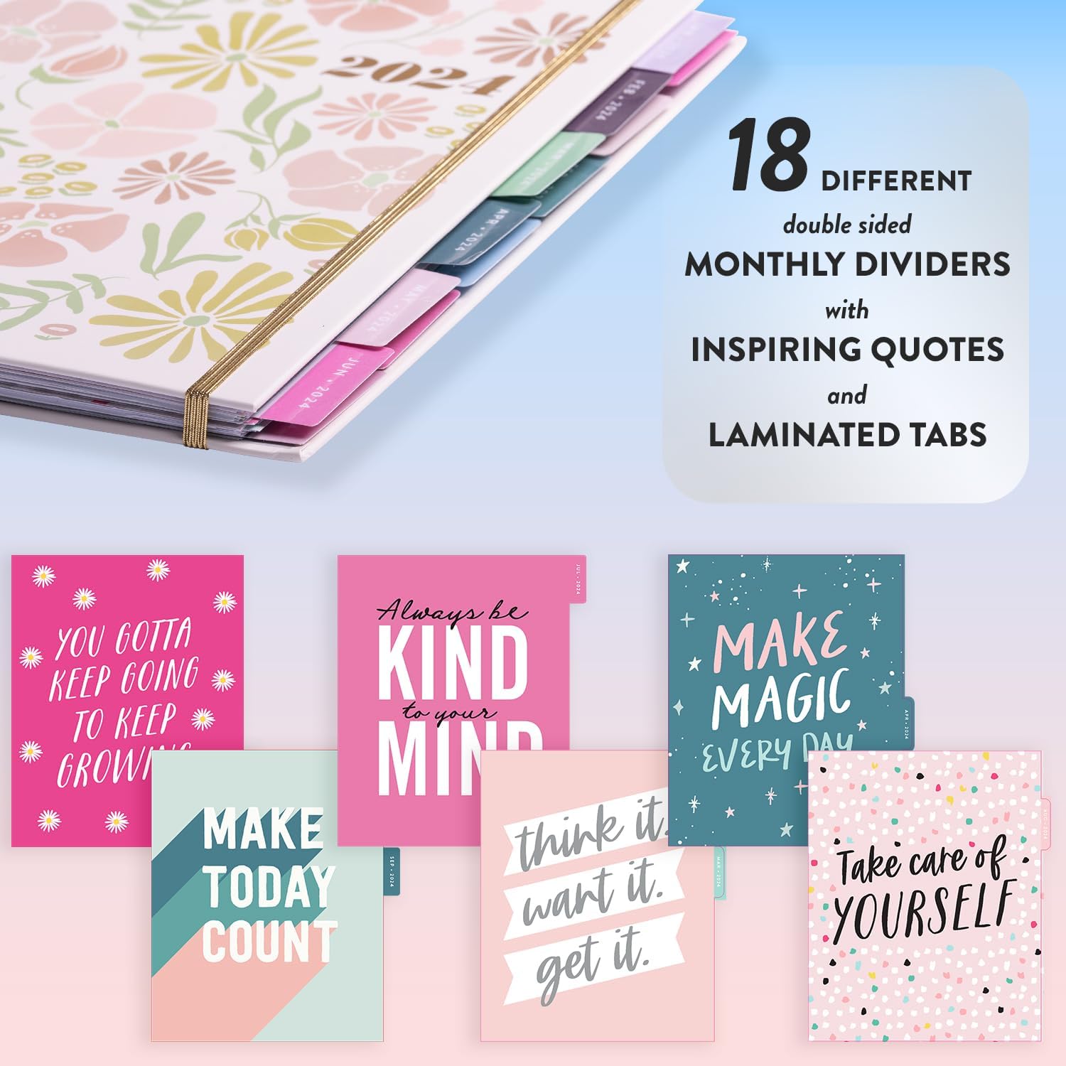 2024 You Are What You Manifest Large Spiral Planner