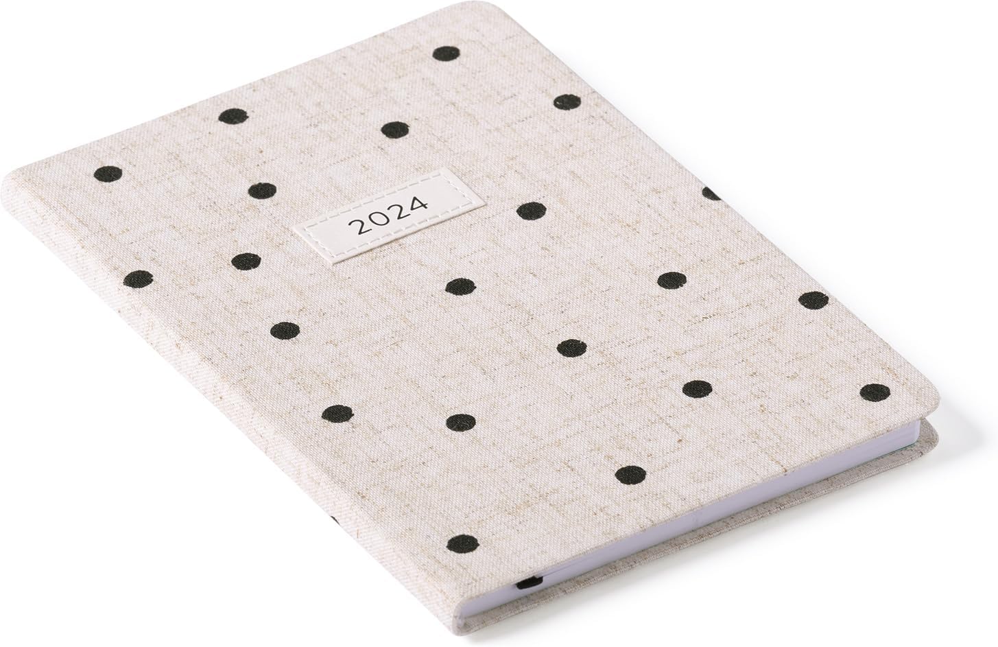 2024 Linen Pindots 6x8 Bound Planner