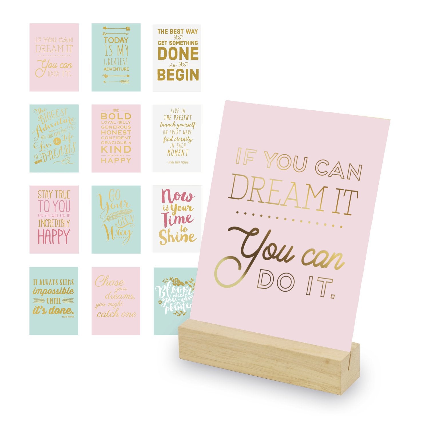 Eccolo Inspirational Cards Set for Self-Love and Mindfulness