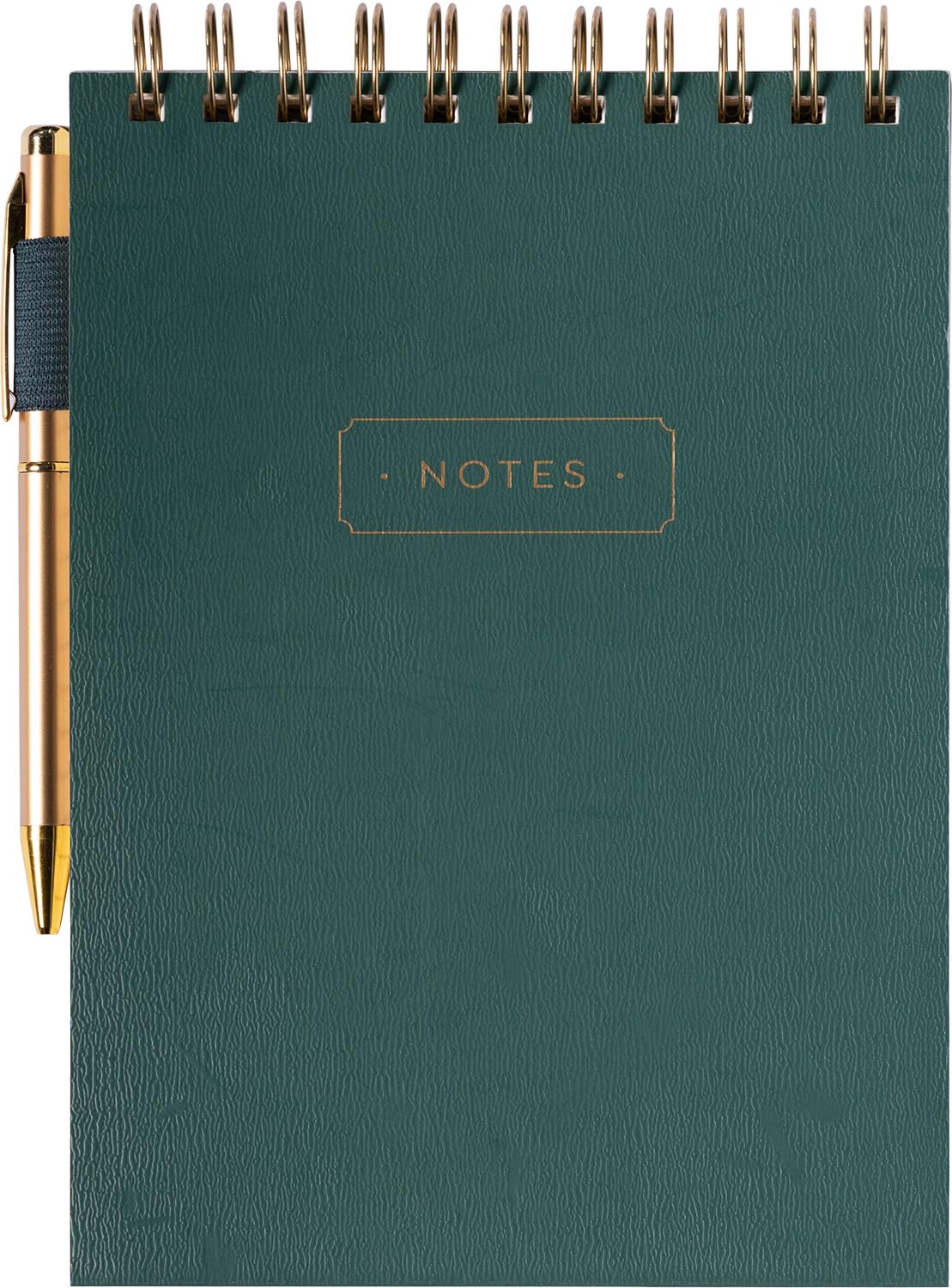 Eccolo Lined Top Spiral Notebook Green