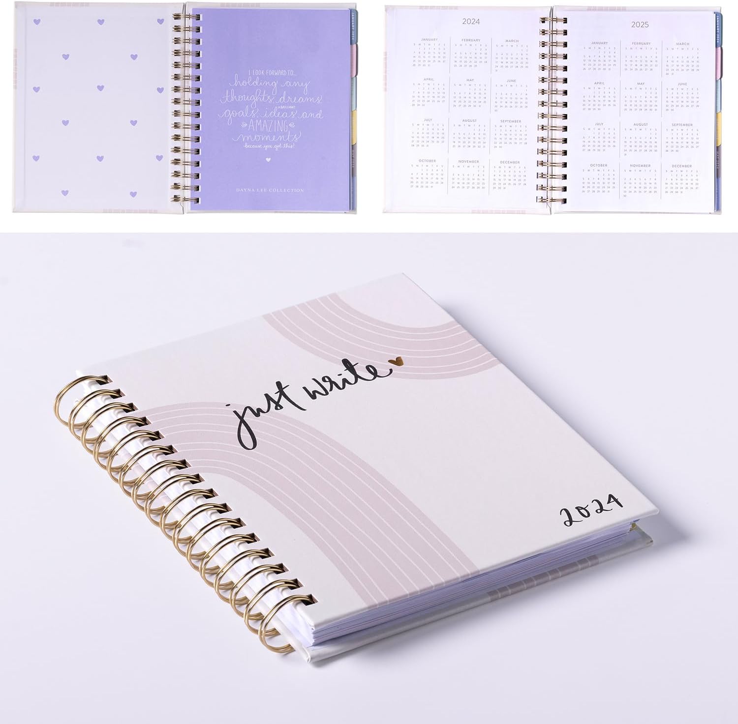 2024 Just Plan Spiral Fun Planner