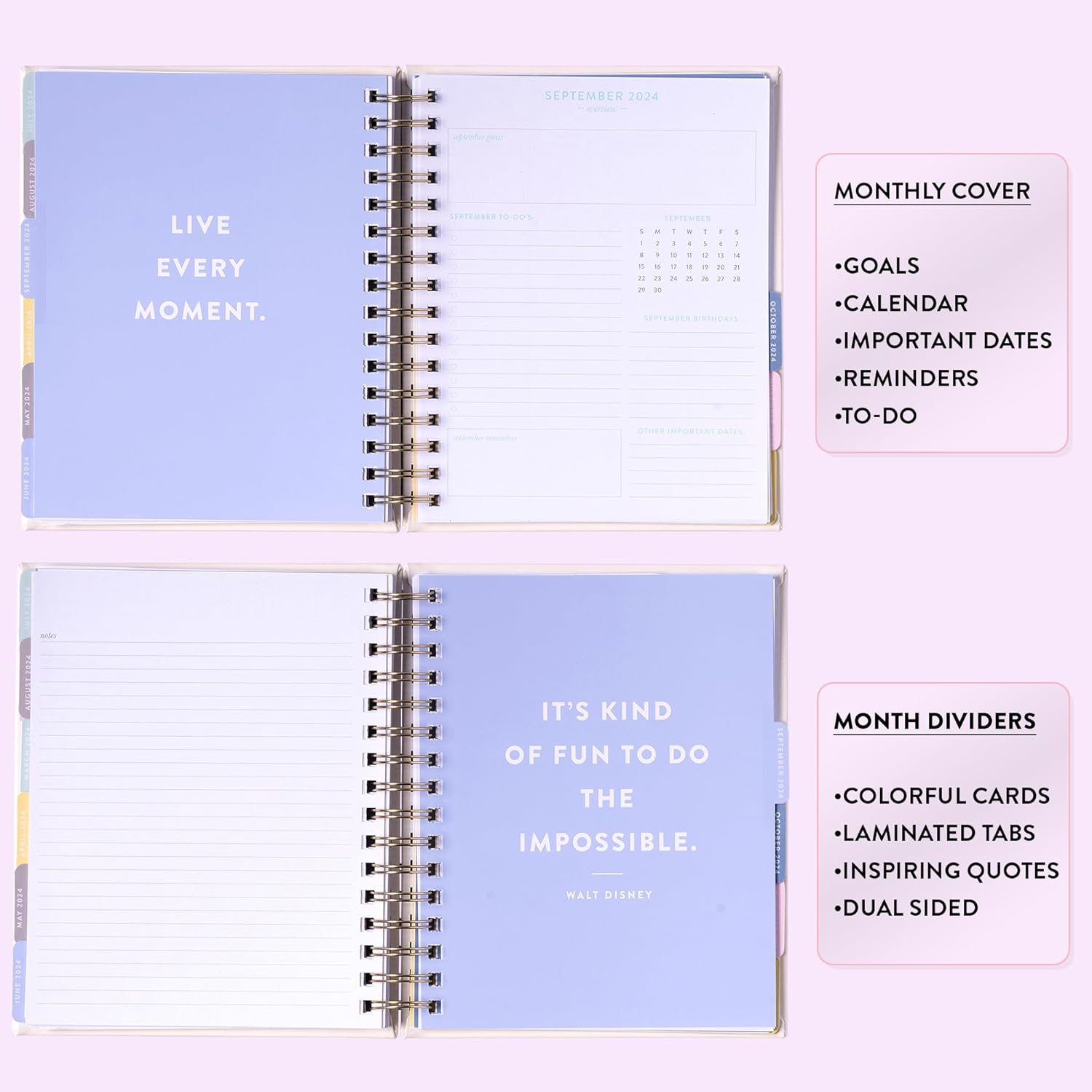 2024 She Got Everything Spiral Fun Planner