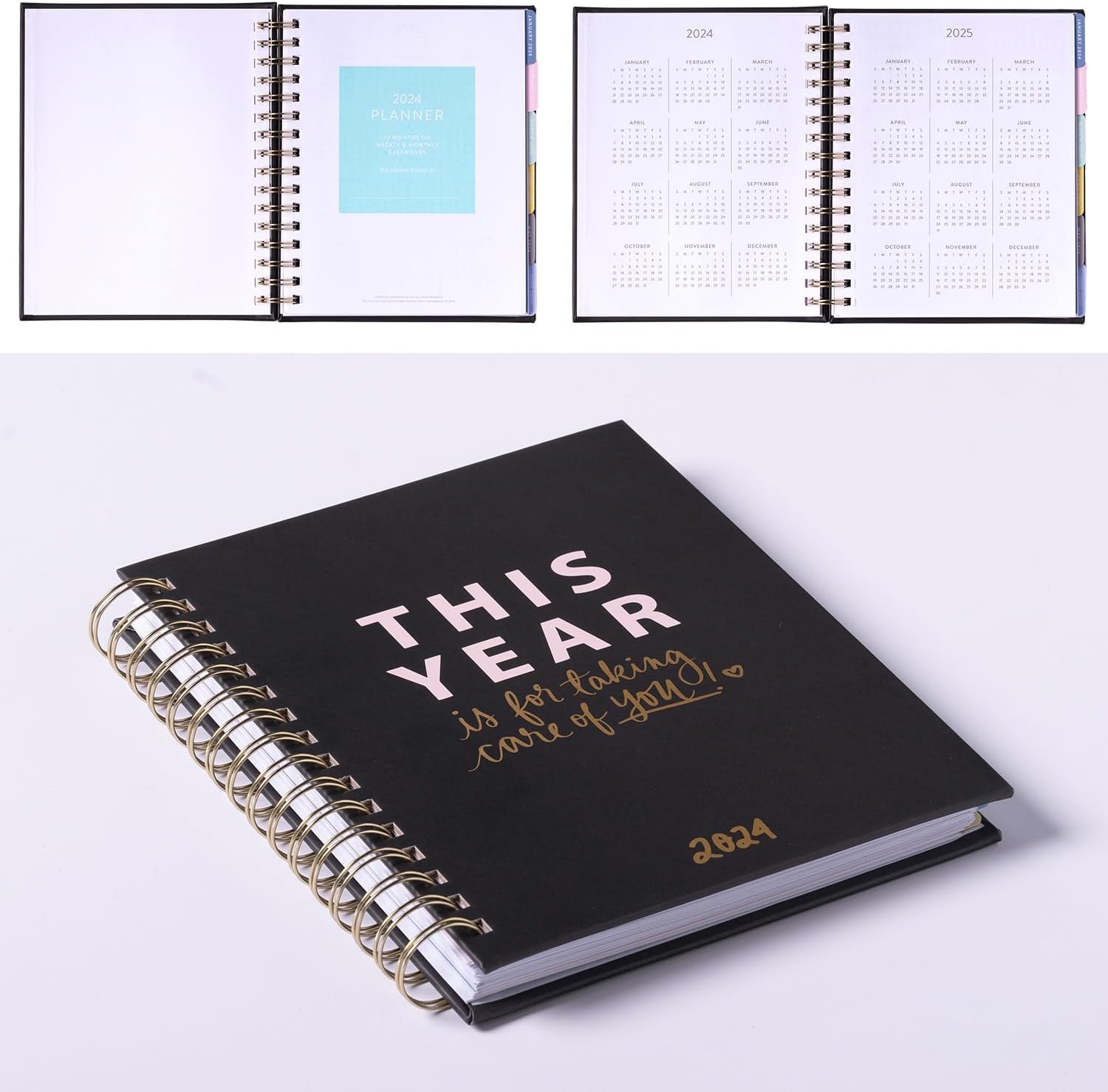 2024 Taking Care Of You Spiral Fun Planner