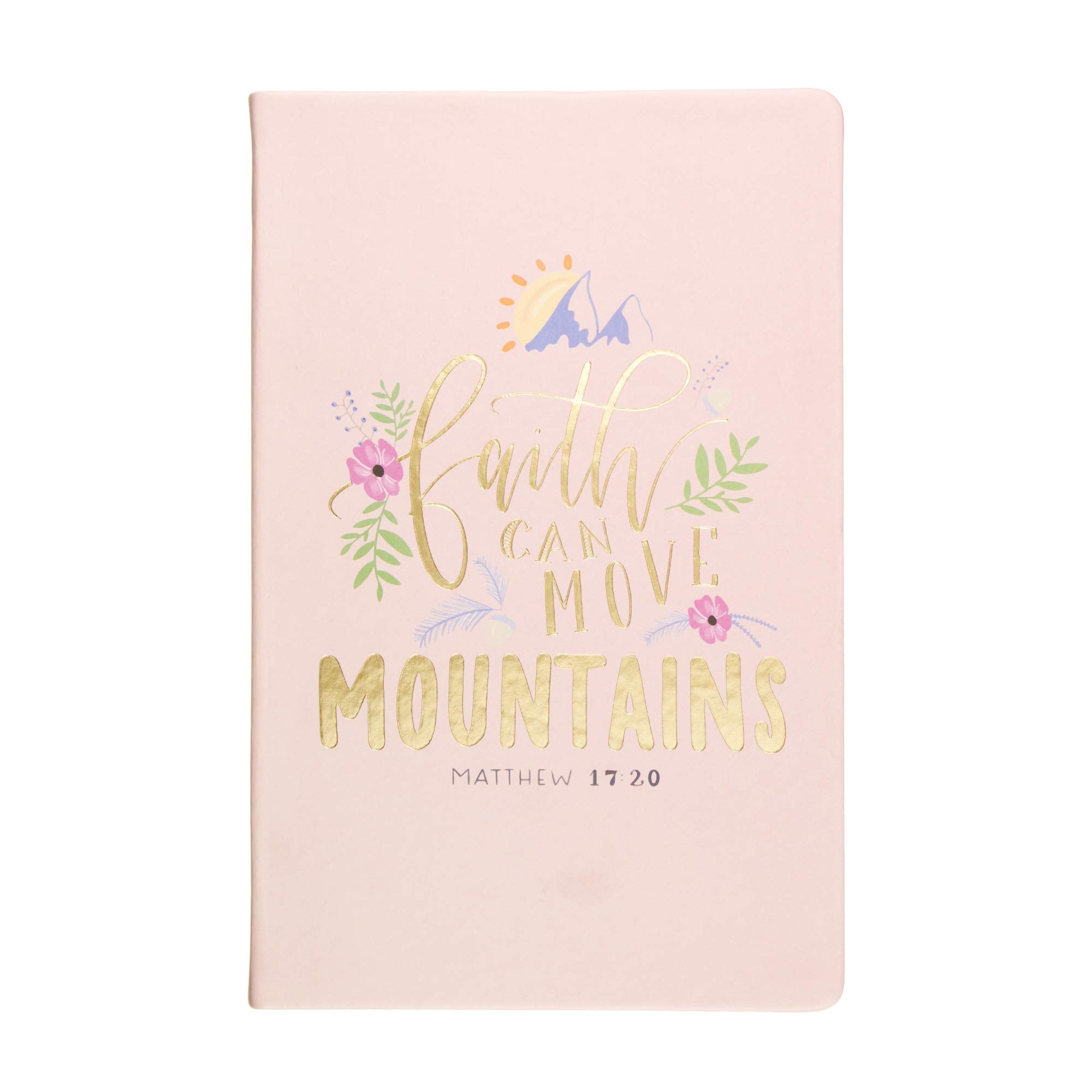 Eccolo Christian Writing Journal Faith Can Move Mountains Cover