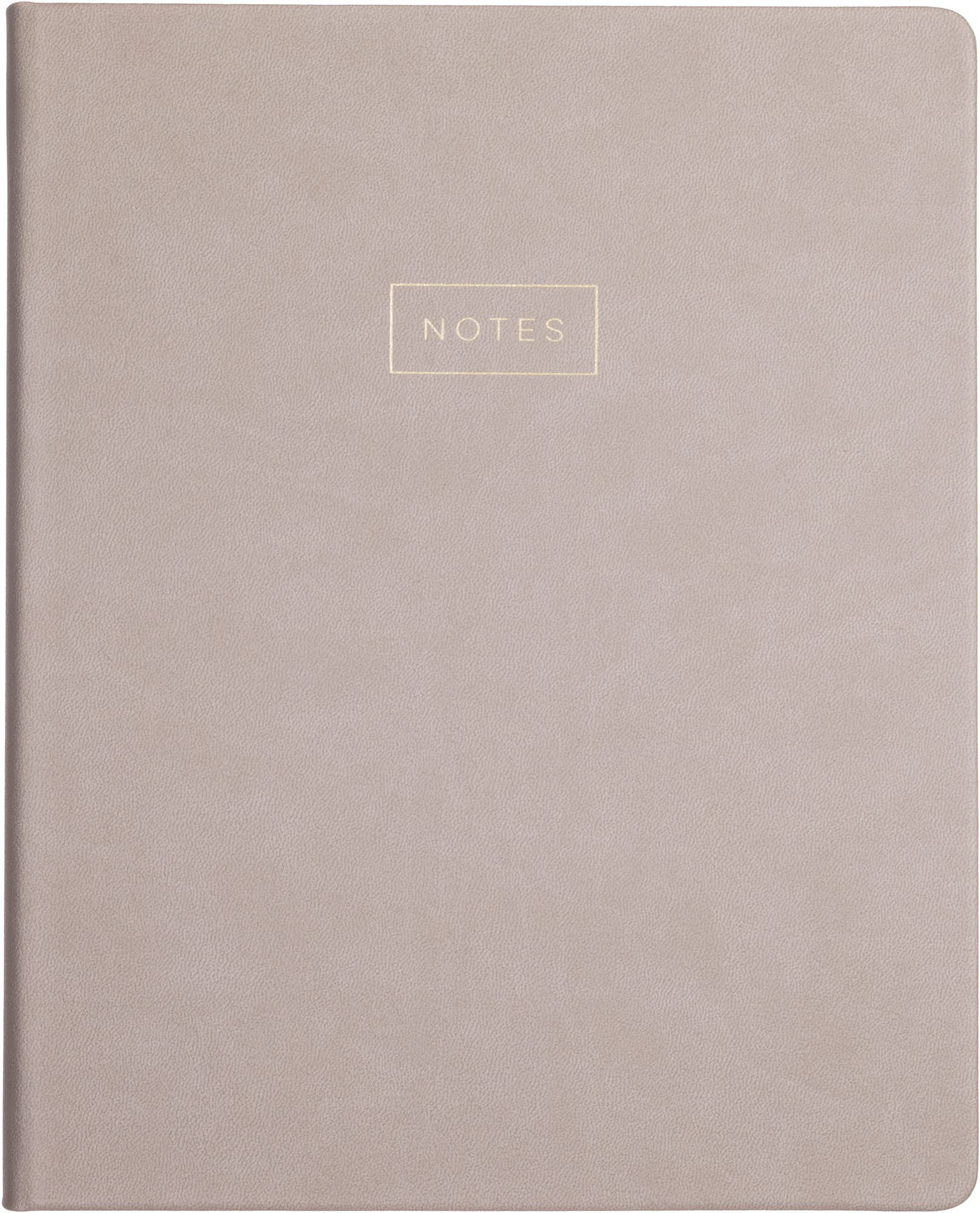 Eccolo Large Lined Journal Notebook Grey