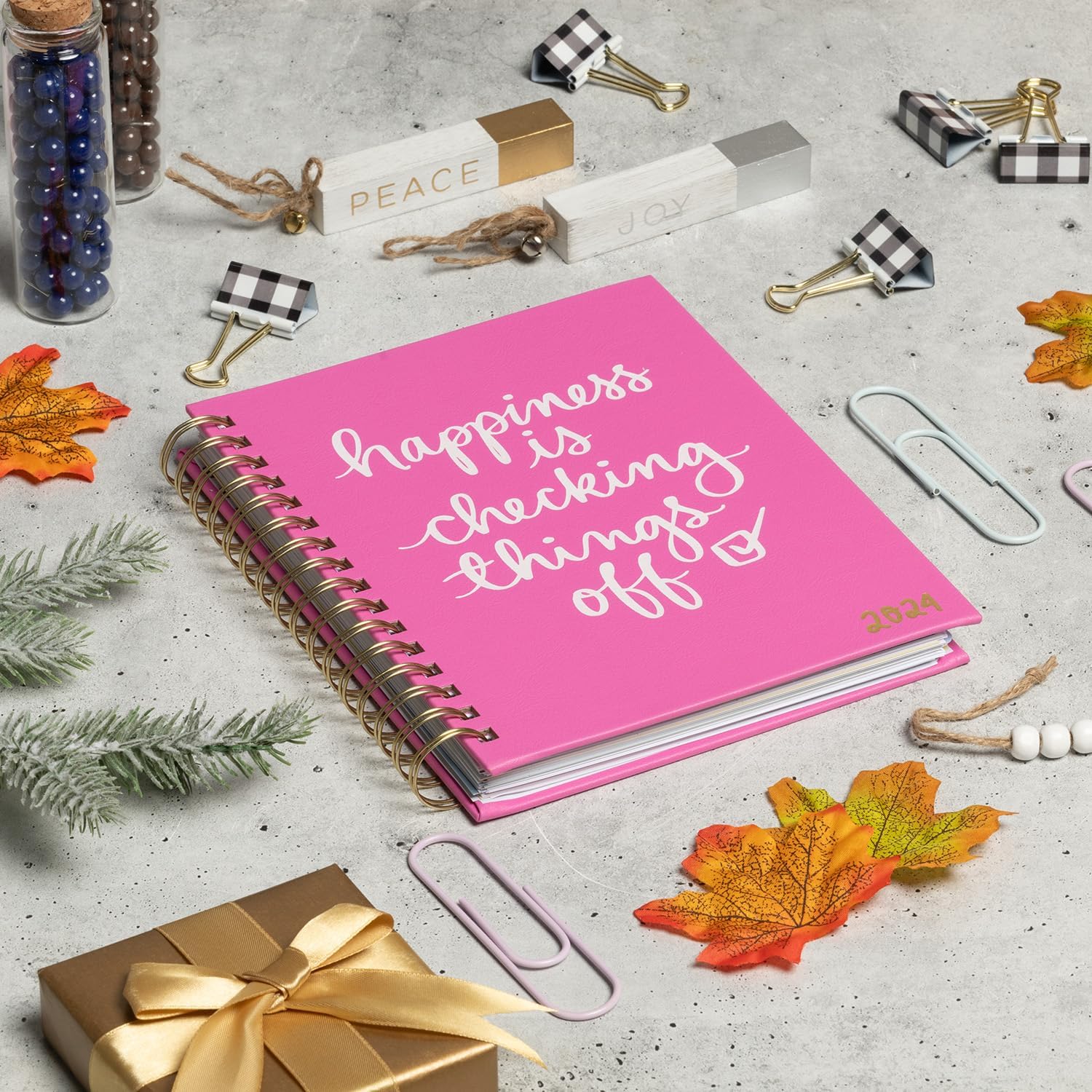 2024 Checking Things Off Spiral Fun Planner