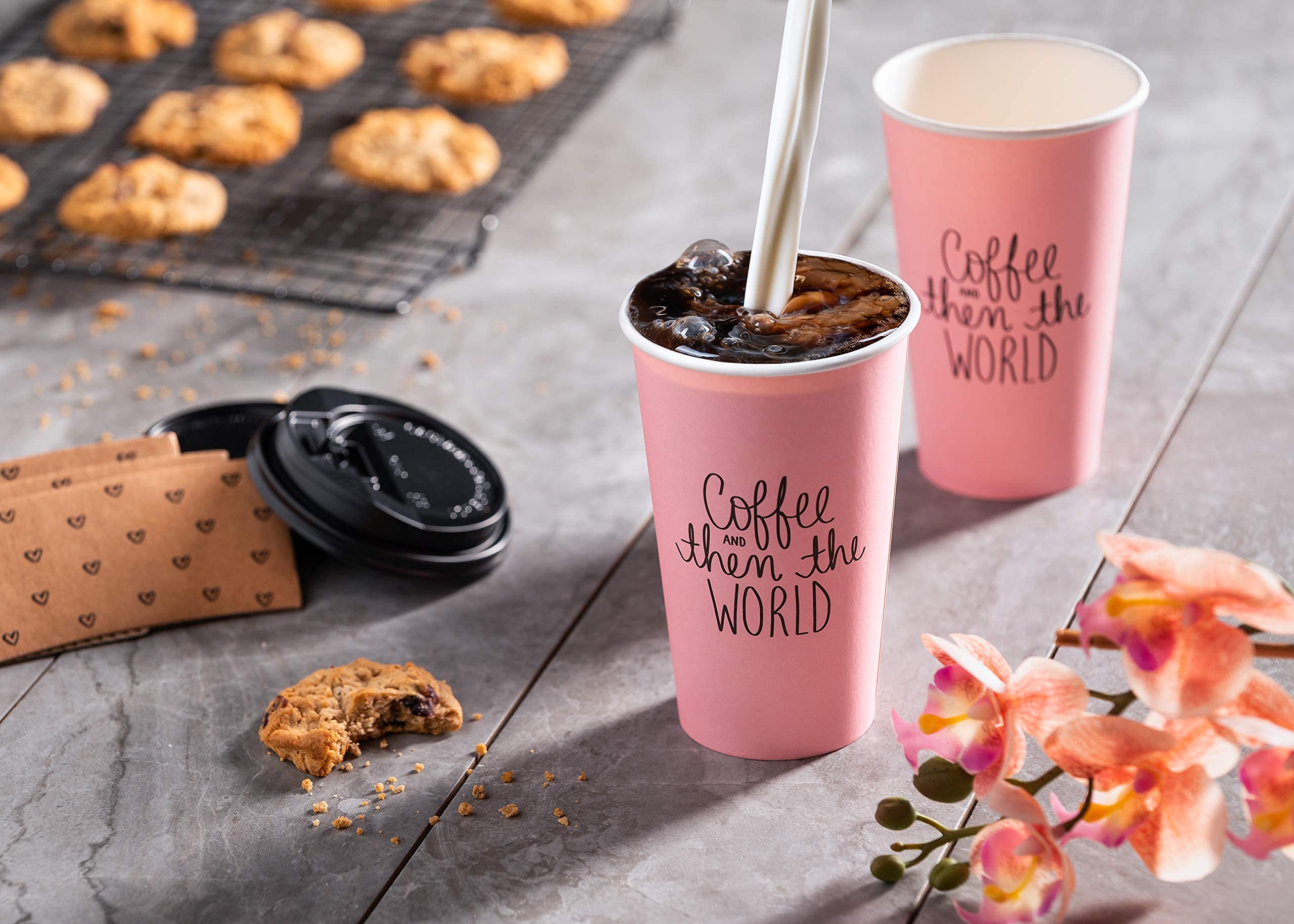 Paper To Go Cups for Hot/Cold Beverages