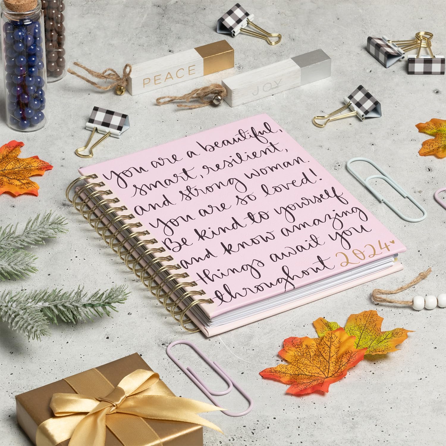 2024 You Are Beautiful Spiral Fun Planner