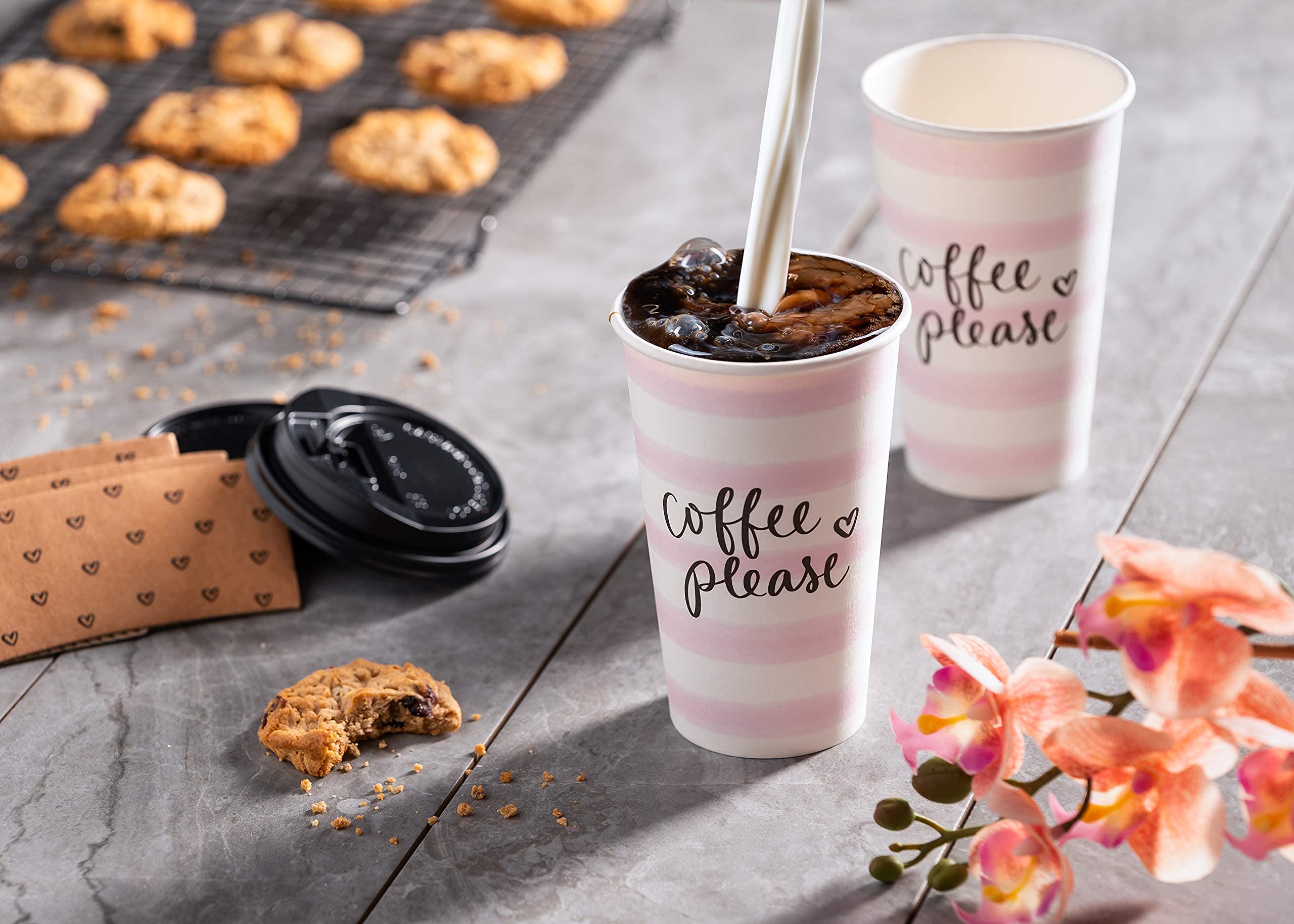 Paper To Go Cups for Hot/Cold Beverages