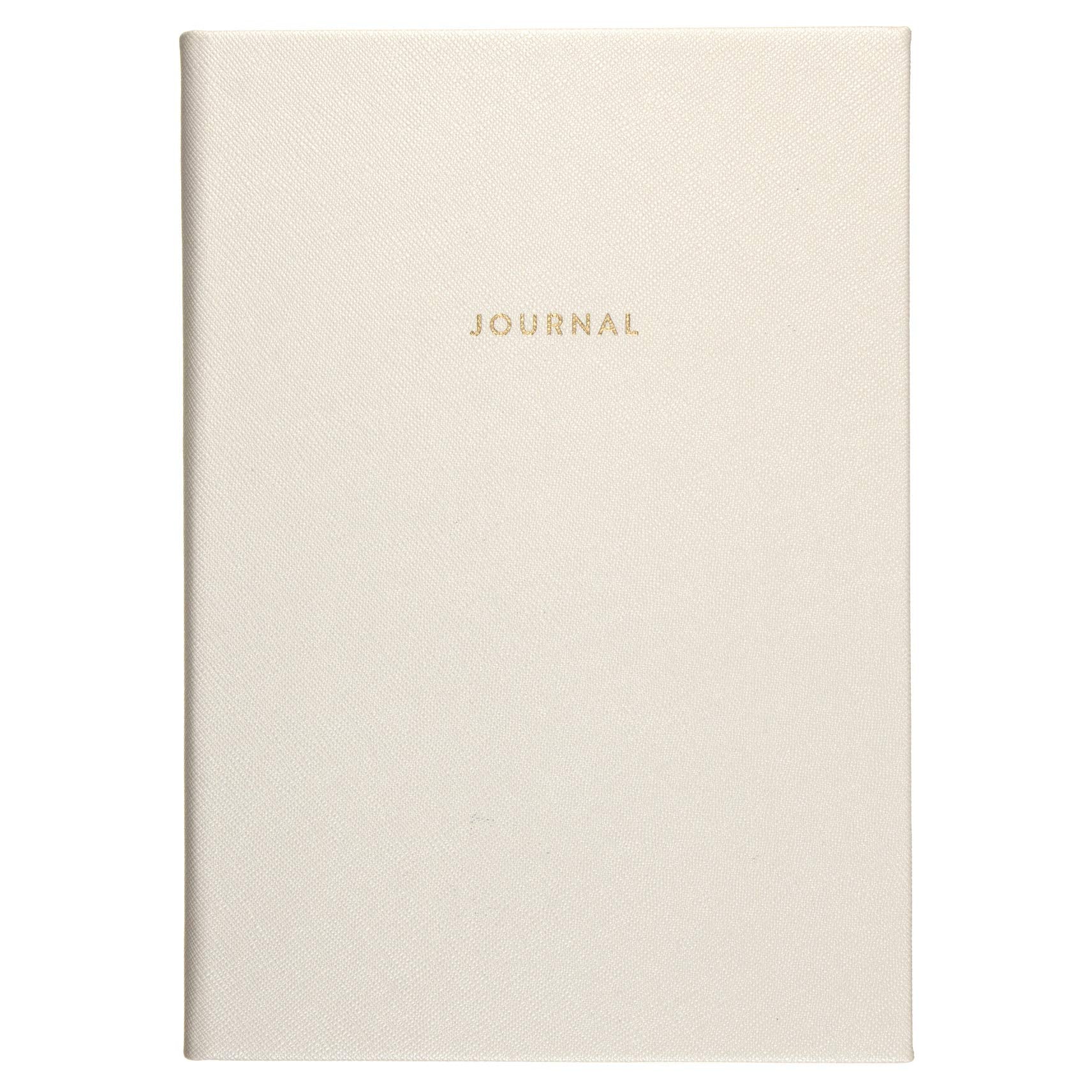 Eccolo Medium Lined Journal Notebook White
