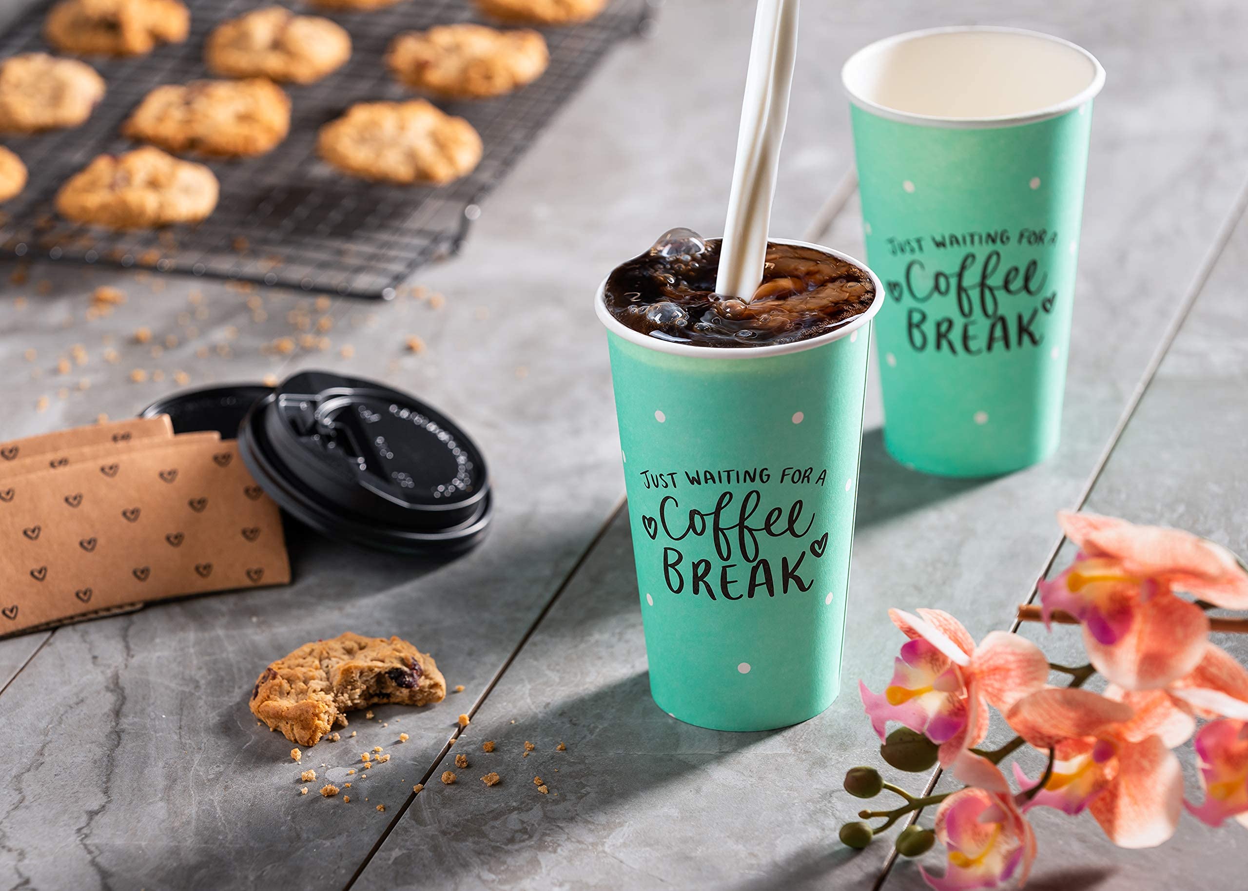 Paper To Go Cups for Hot/Cold Beverages
