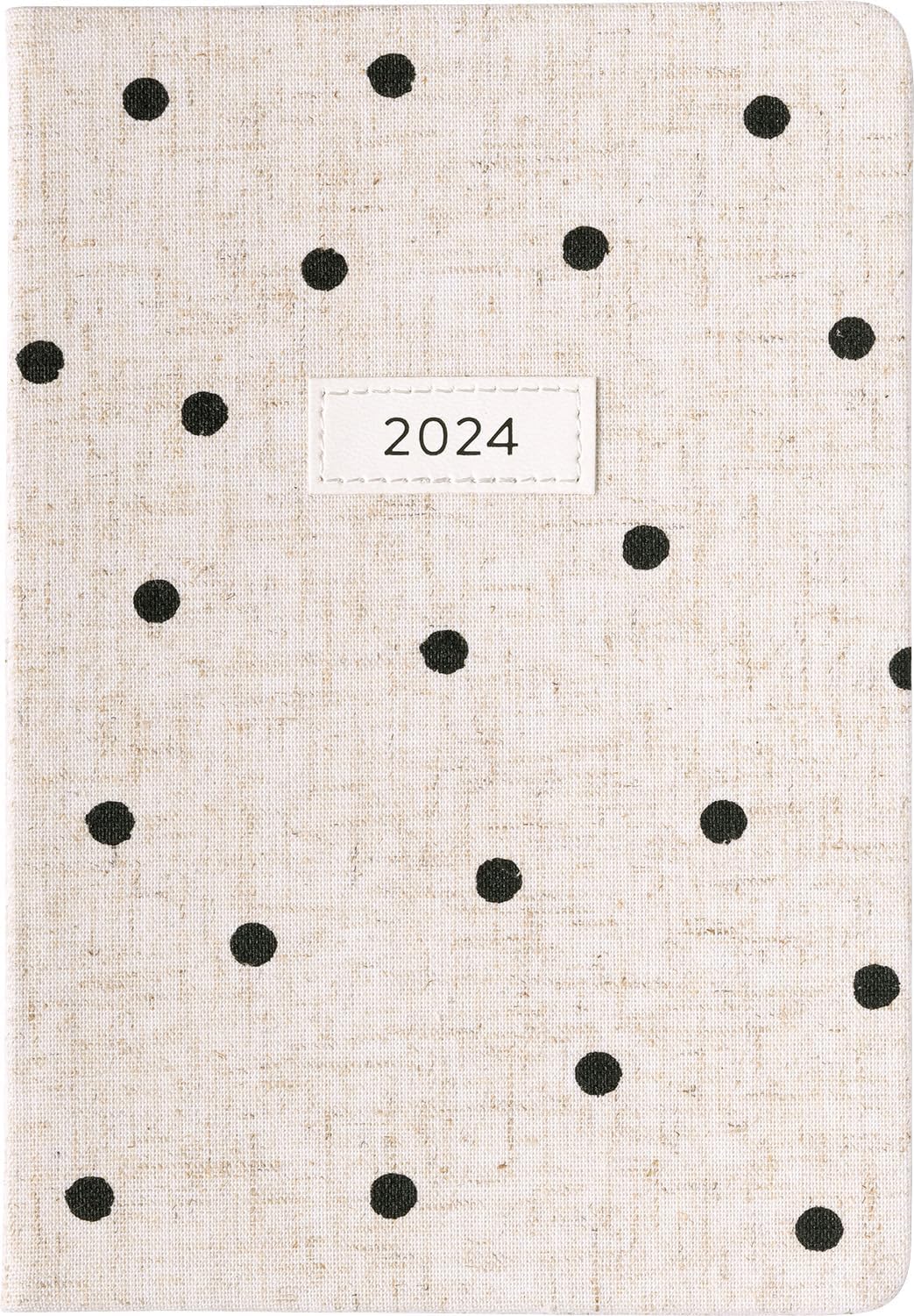 2024 Linen Pindots 6x8 Bound Planner