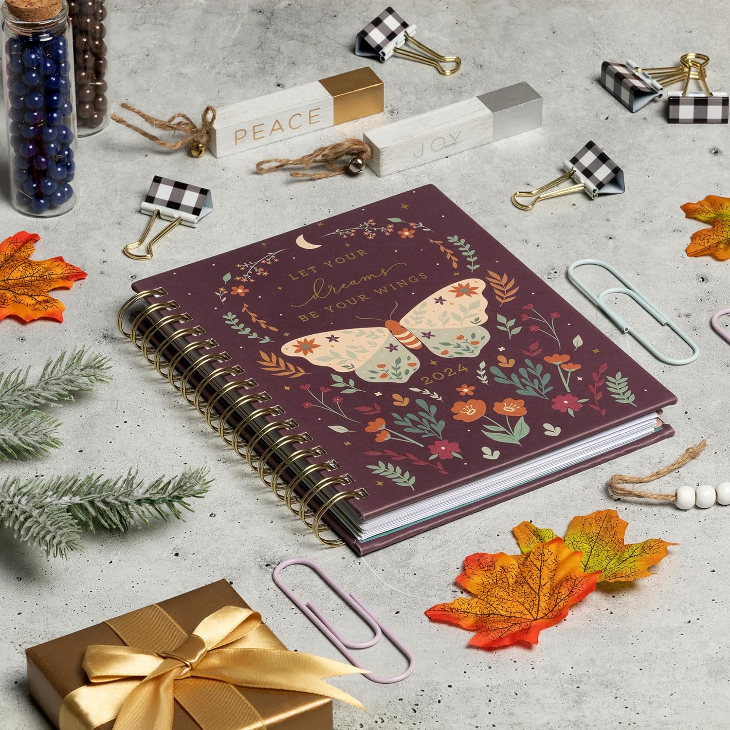 2024 Butterfly Spiral Fun Planner