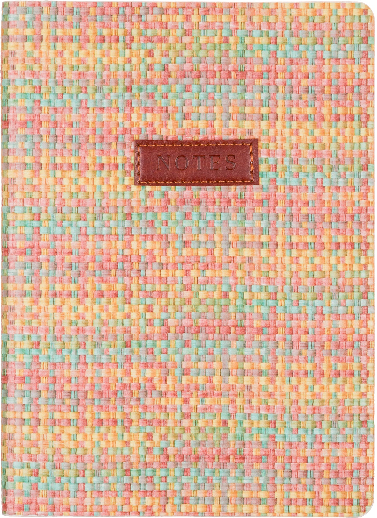 Style Journal Coral Woven Textured 6x8