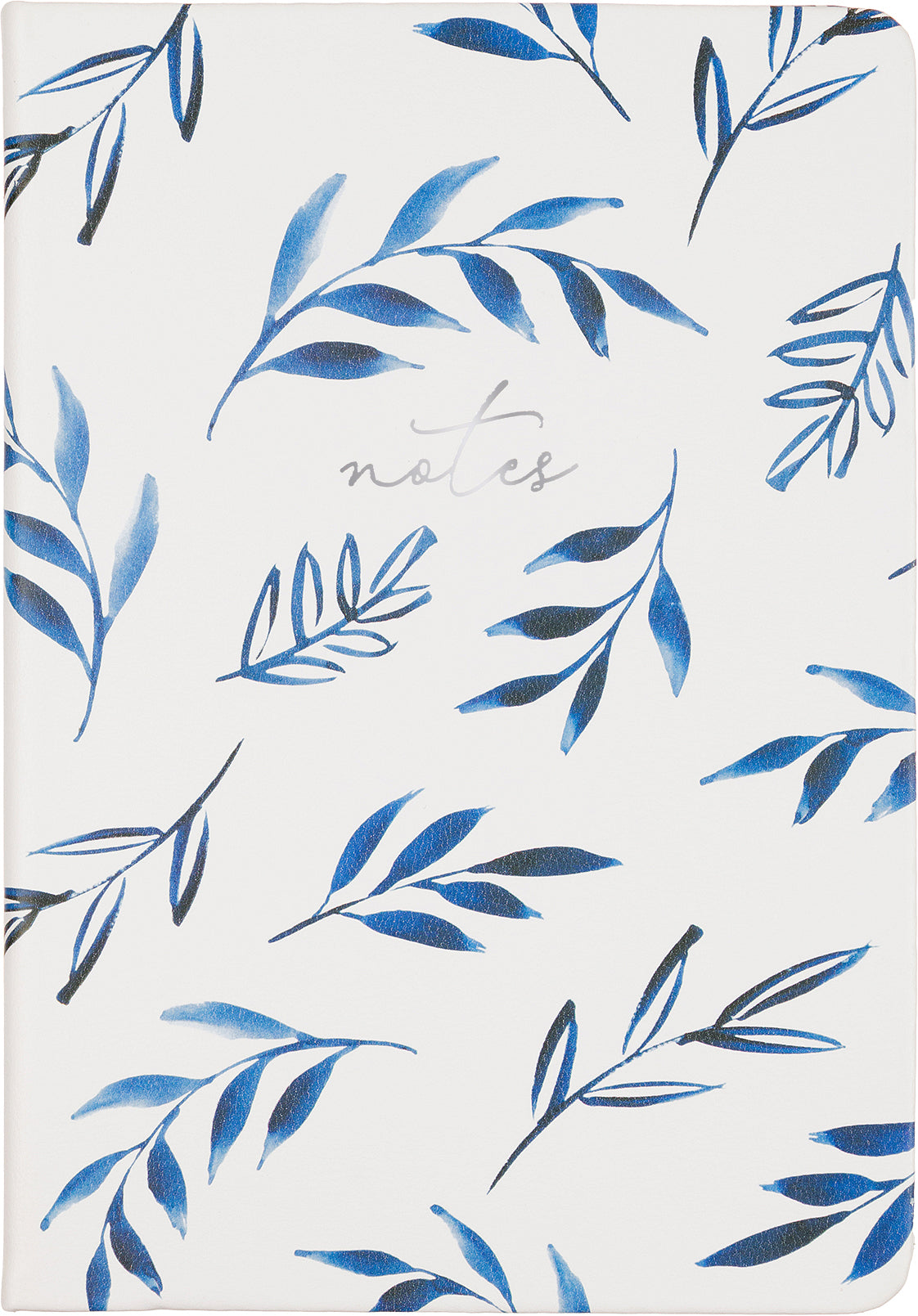 Style Journal Blue Watercolor Foliage 6x8
