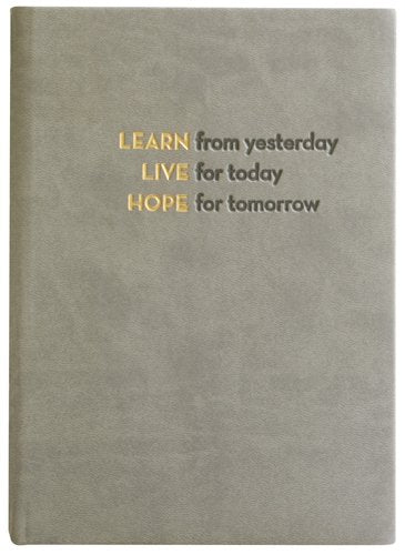 Embossed Learn, Live, Hope, Journal Diary, Hard Cover, Lined 5x7